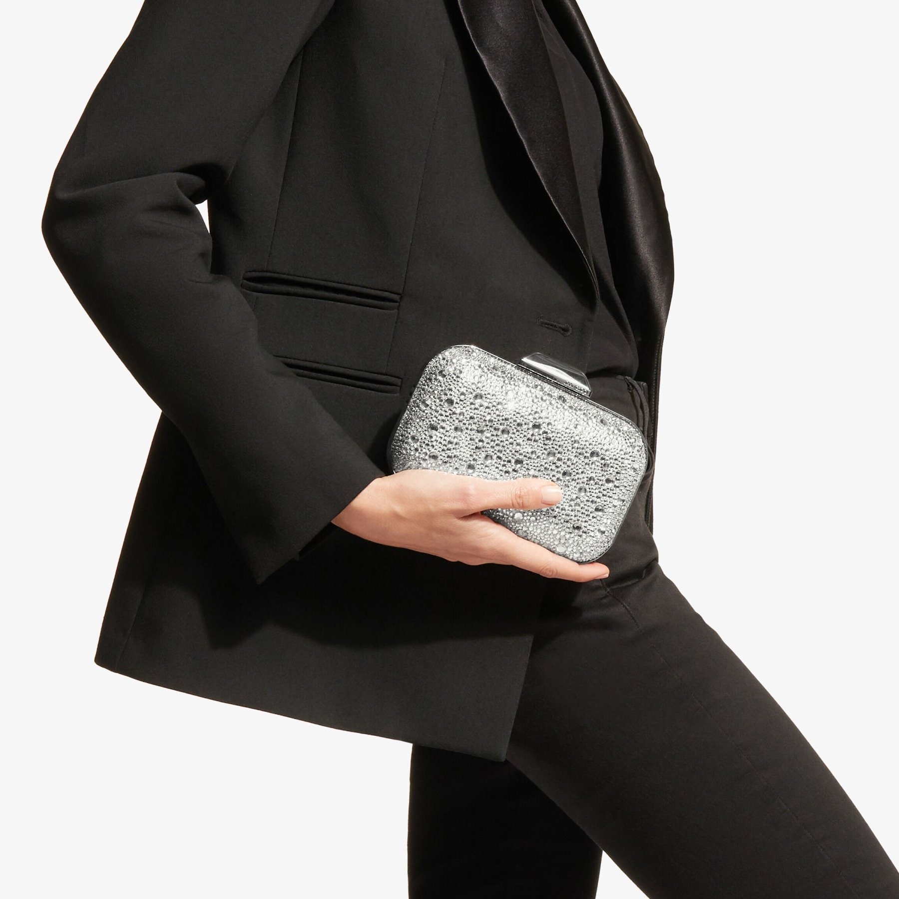 クラッチバッグ Jimmy Choo CLUTCH BAG (CLOUDEXC CRYSTAL) Crystal Covered Clutch Bag | Cloud | Pre Fall 17 | JIMMY CHOO