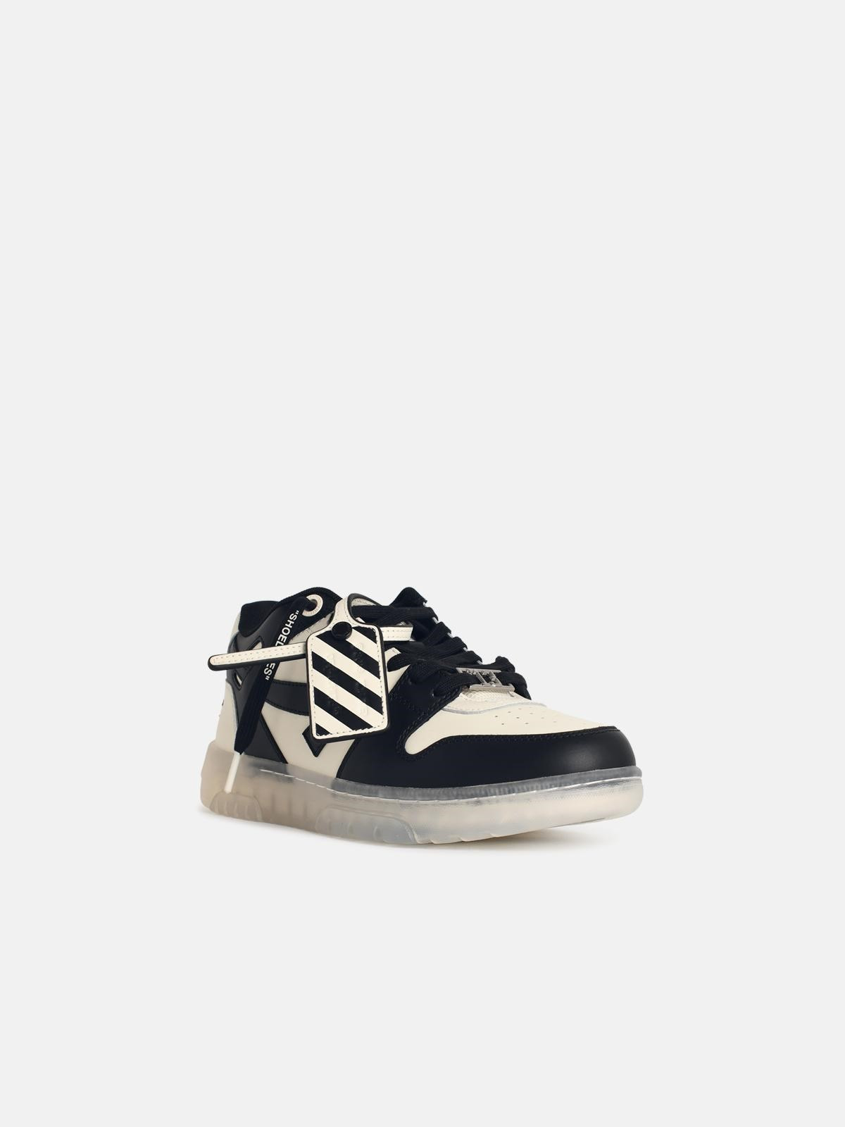 'OOO VARSITY' WHITE LEATHER SNEAKERS - 2