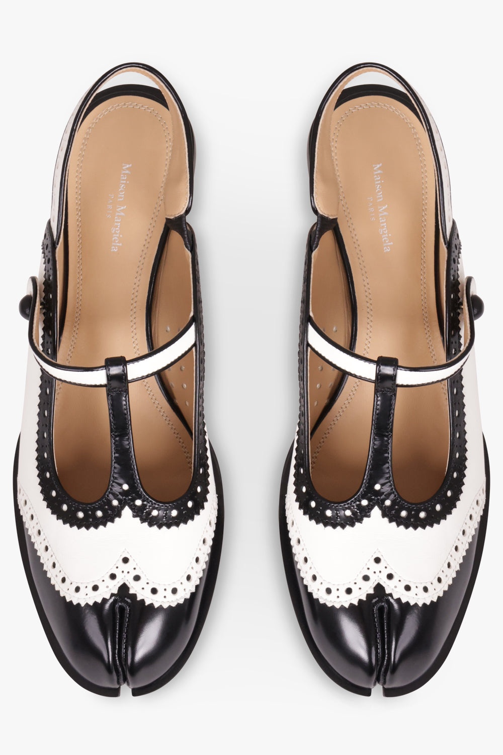Maison Margiela BOURGEOISE SPECTATOR TABI 45MM SLINGBACK