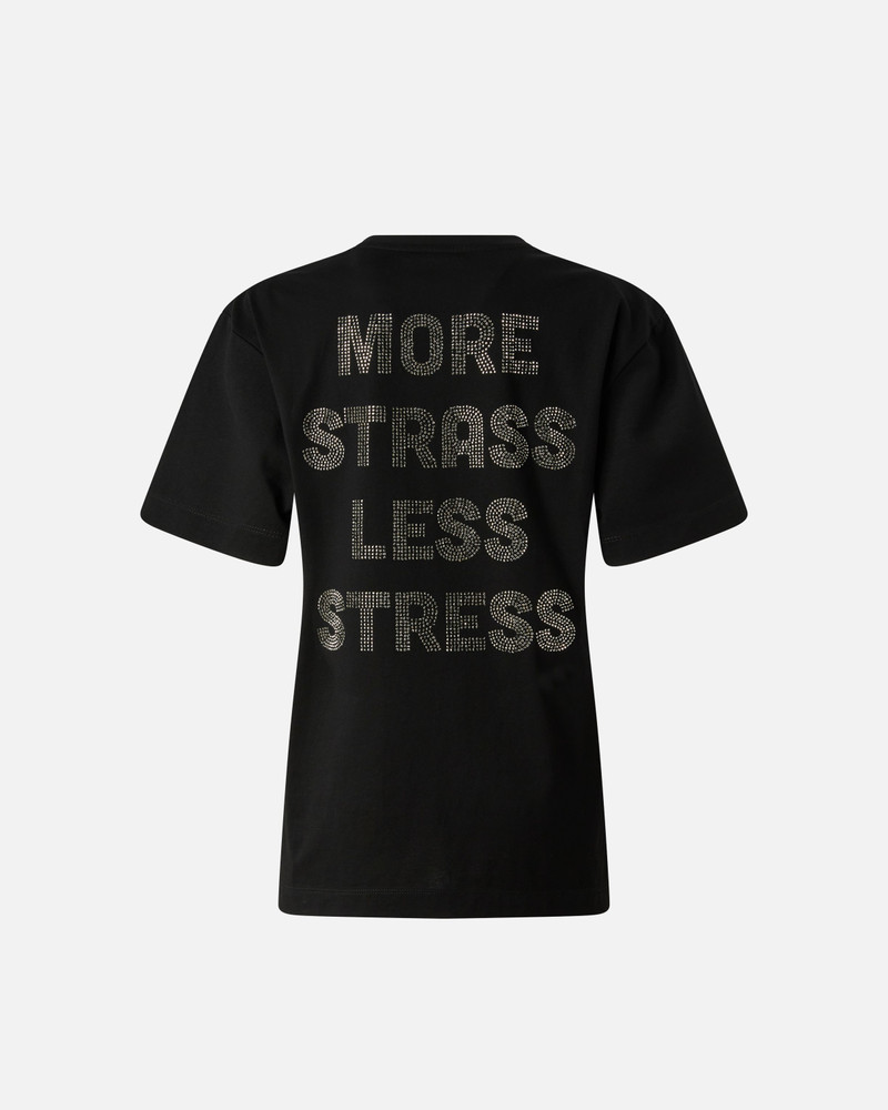 PINKO MORE STRASS LESS STRESS T-SHIRT outlook