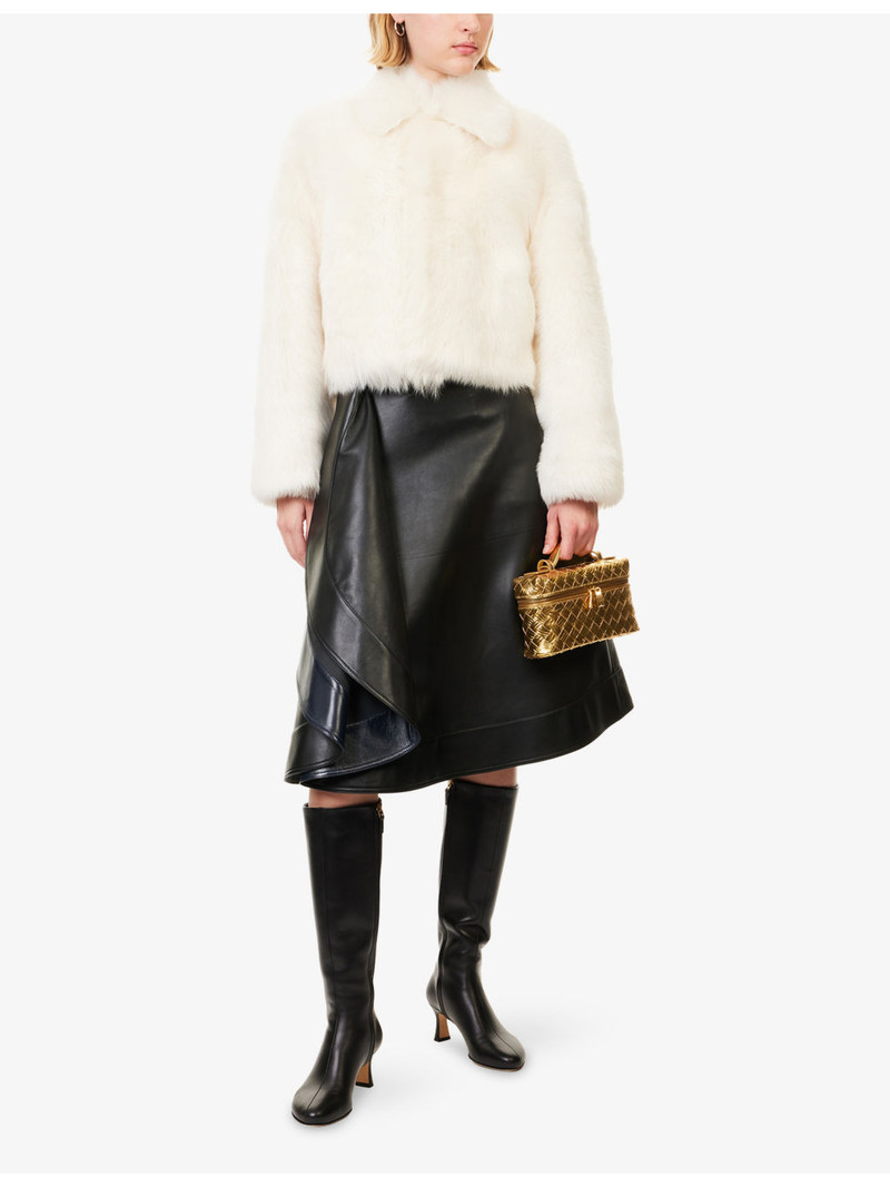Bottega Veneta Cropped Regular-Fit Fur Jacket outlook