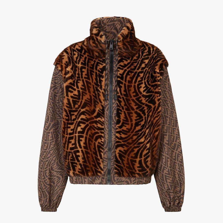 Brown mink gilet - 4