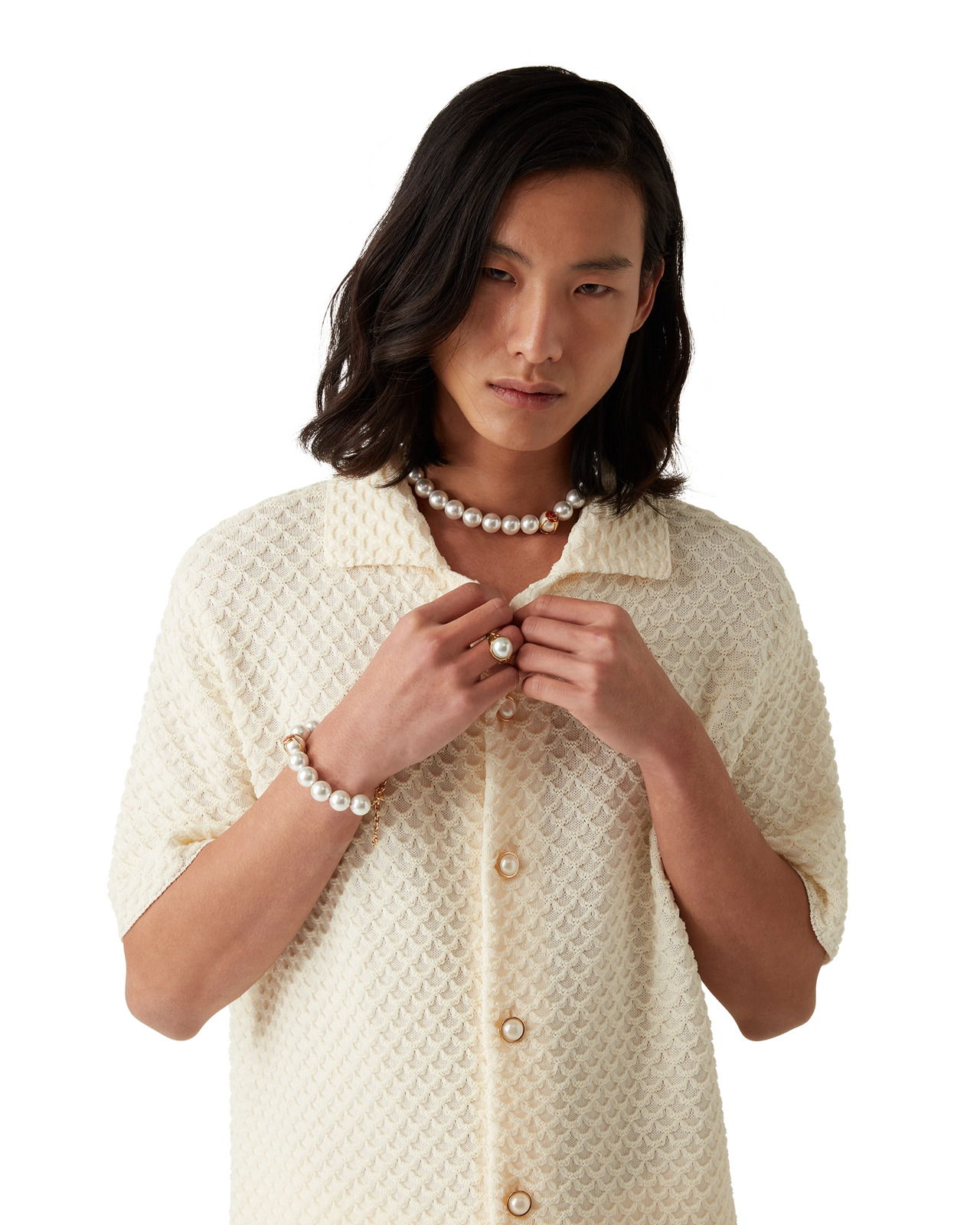 Pearl Signet Ring | Casablanca Paris - 7