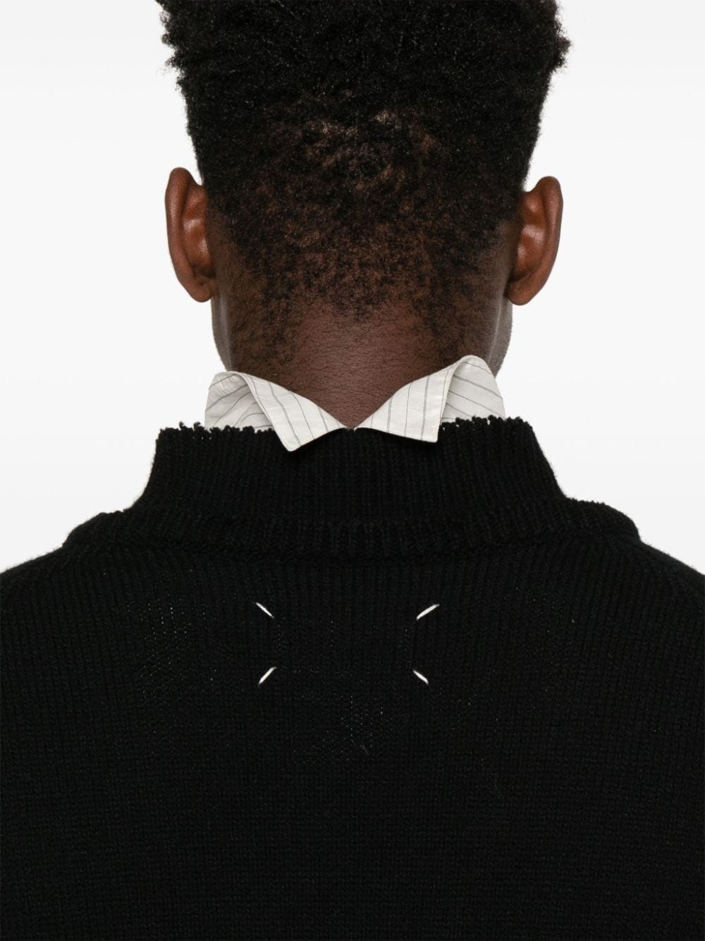 layered knitted vest - 5