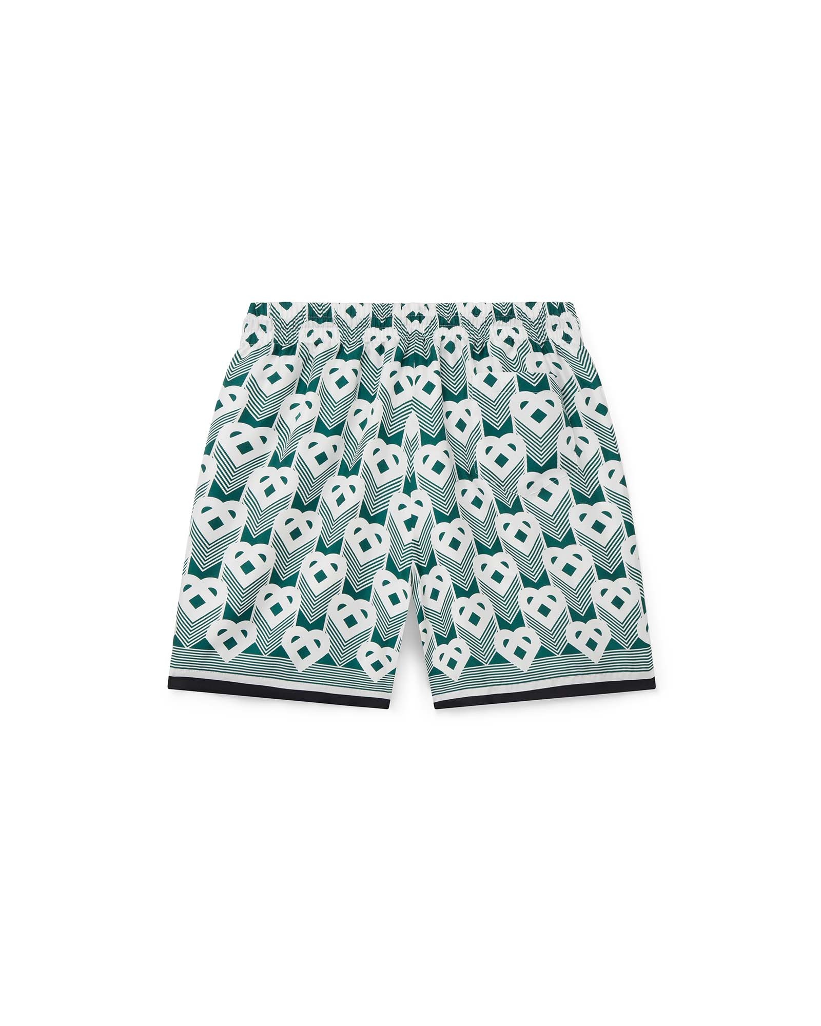 Heart Monogram Swim Trunks - 2