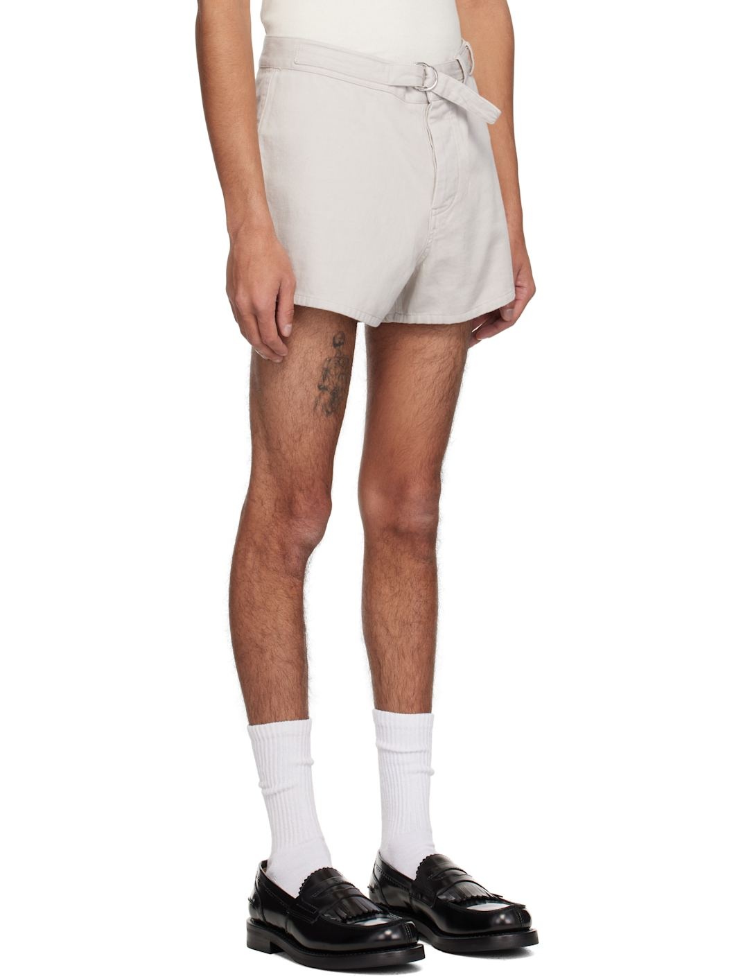 Gray Oyster Trunk Shorts - 2