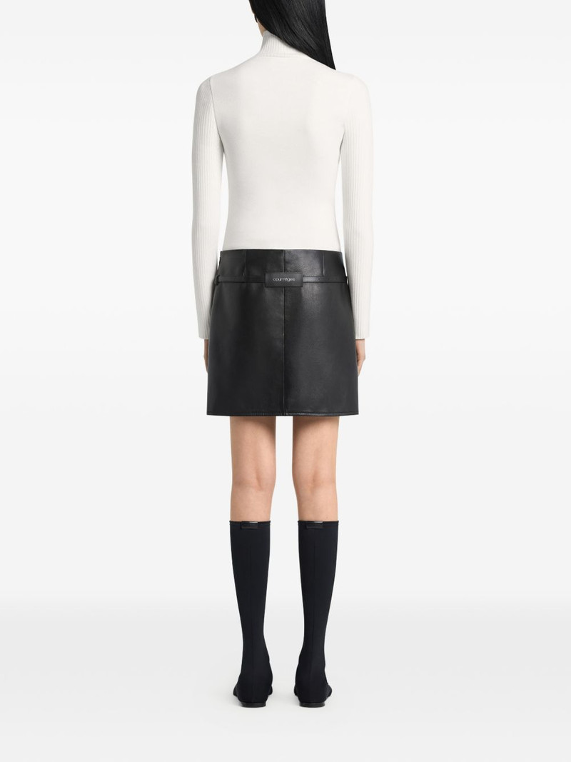 logo-embroidered turtleneck top 3
