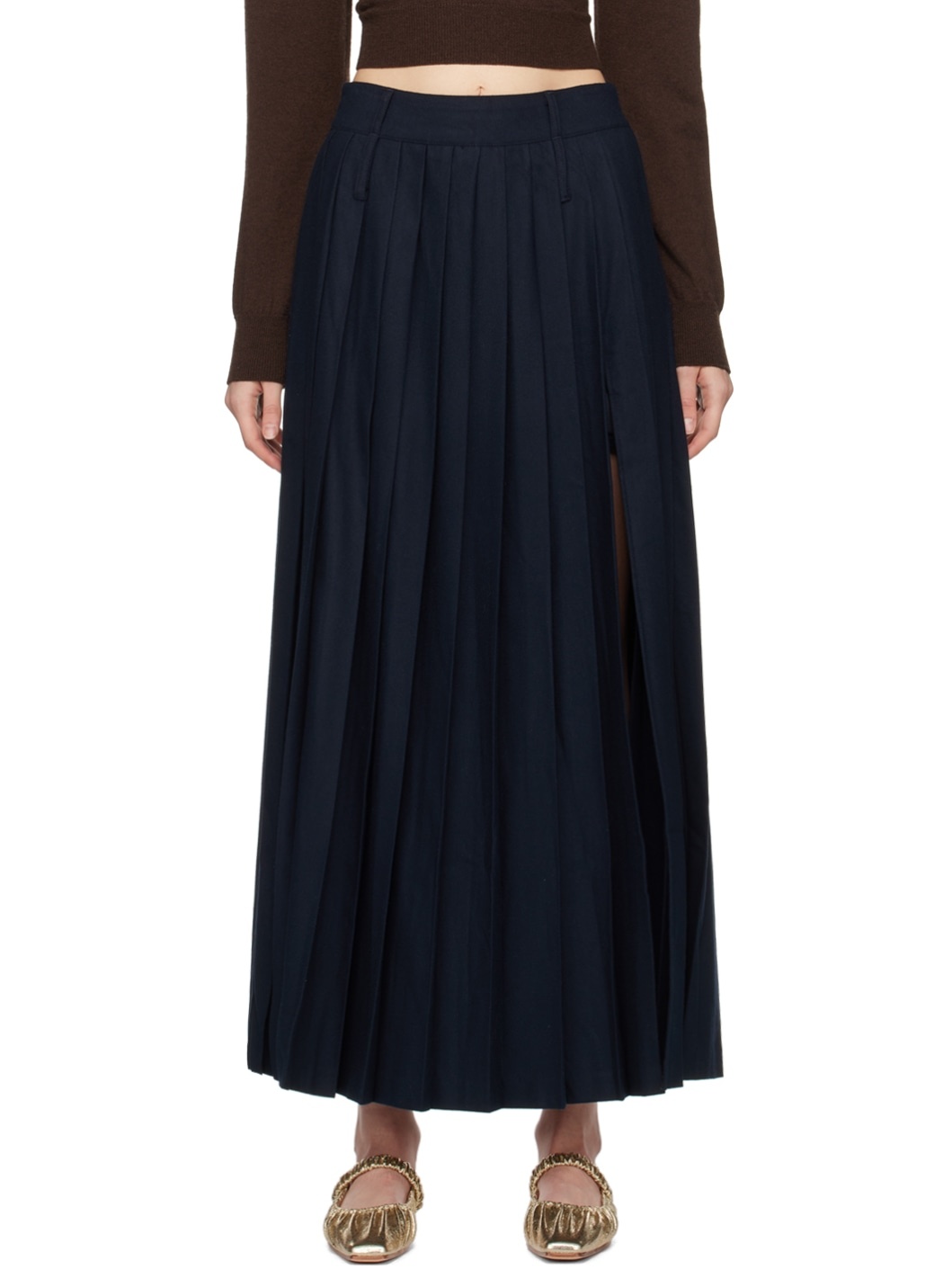 Navy Bailey Maxi Skirt - 1