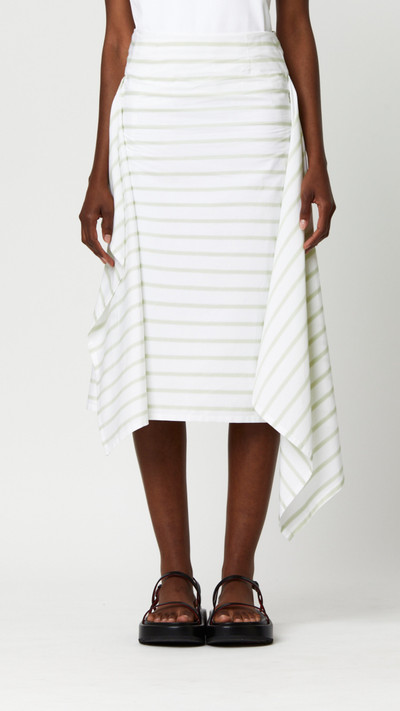 Plan C Asymmetrical Striped Skirt outlook