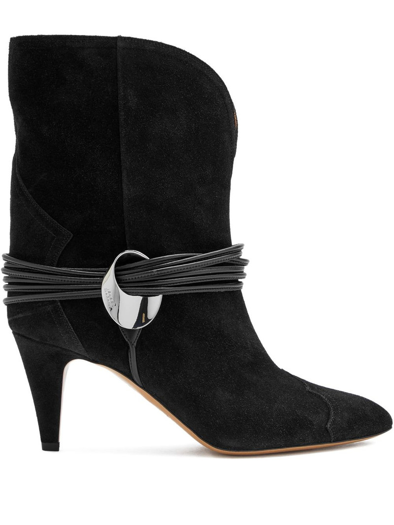 75mm Dytho metallic-detail suede boots 1