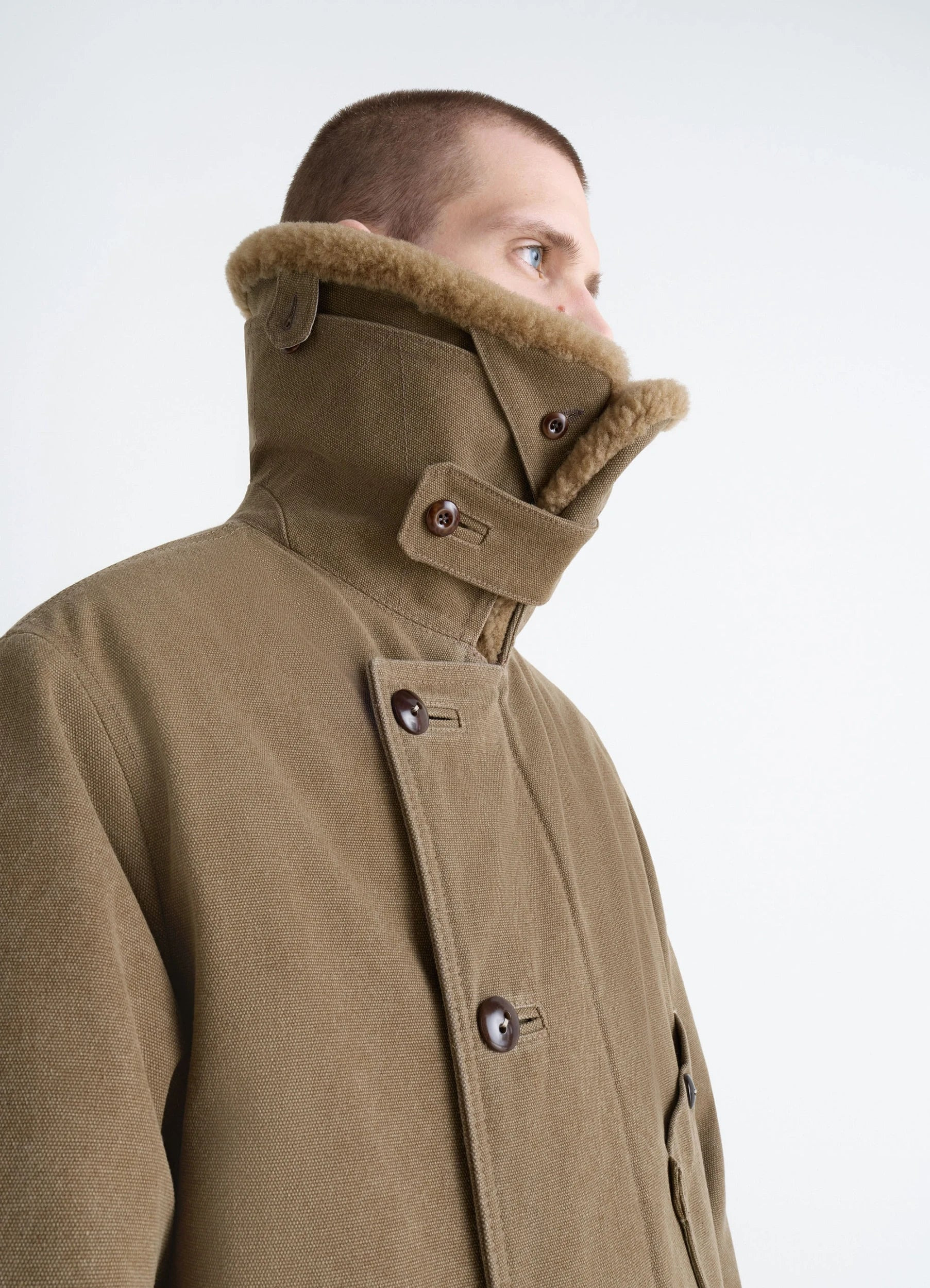 SHEARLING WINTER PARKA - 4
