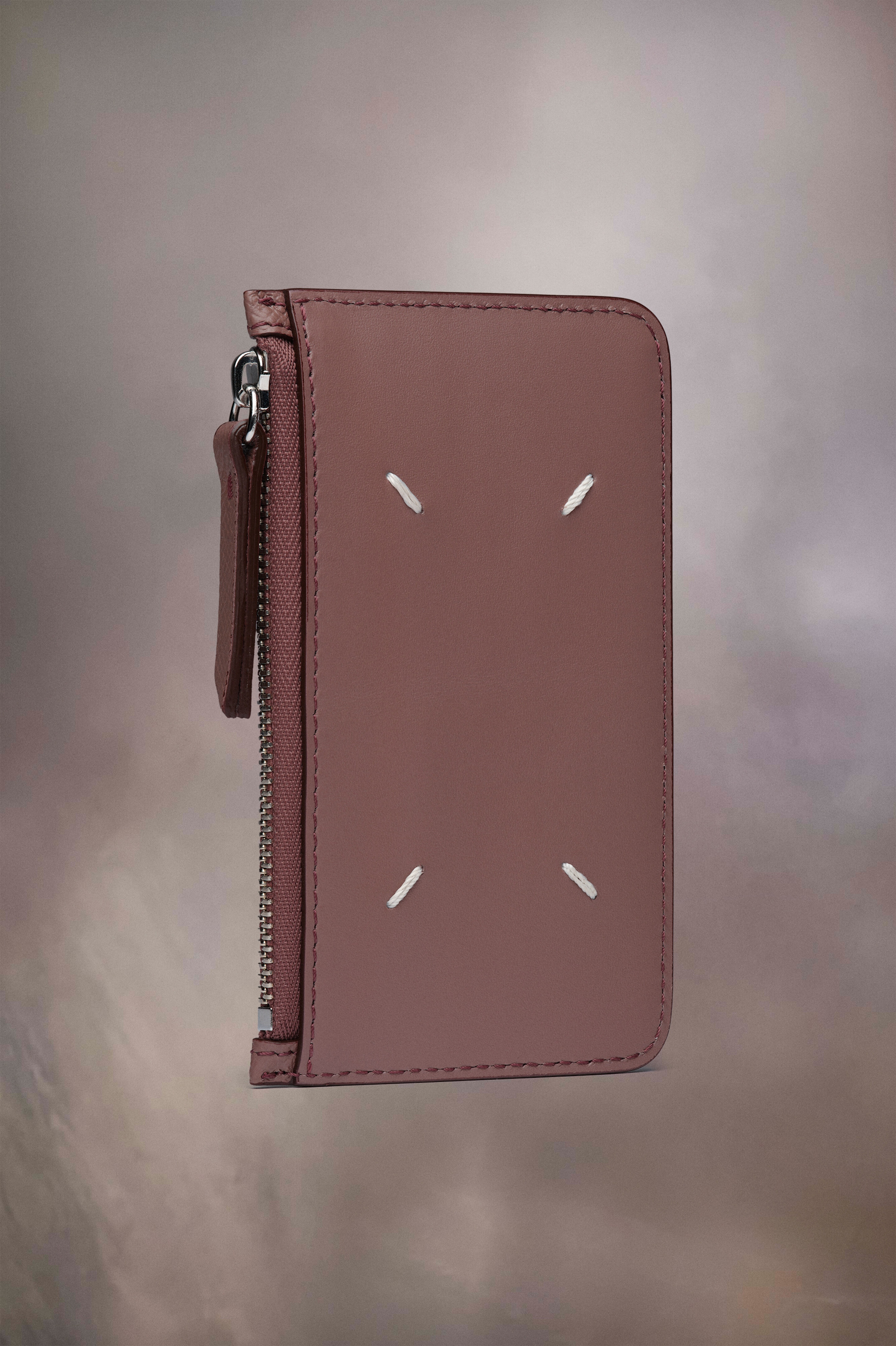 Leather zip cardholder - 2