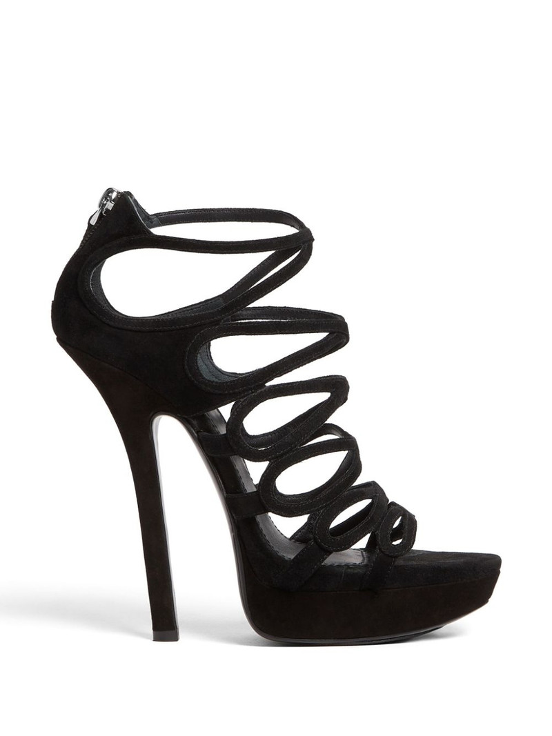 110mm Deanday suede platform sandals 1