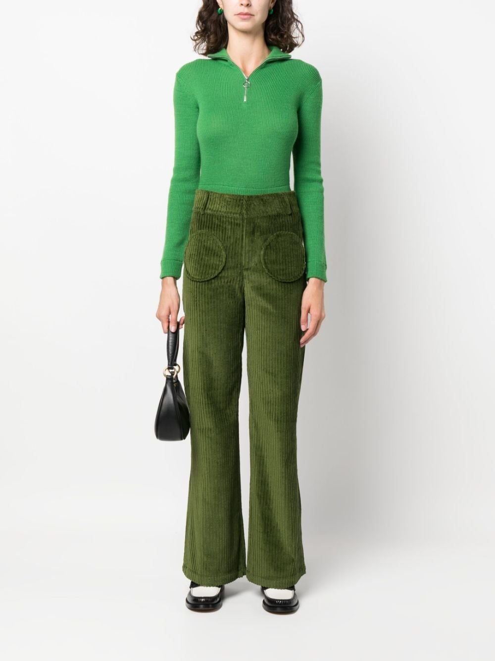 Yoshitomo corduroy velvet trousers - 2