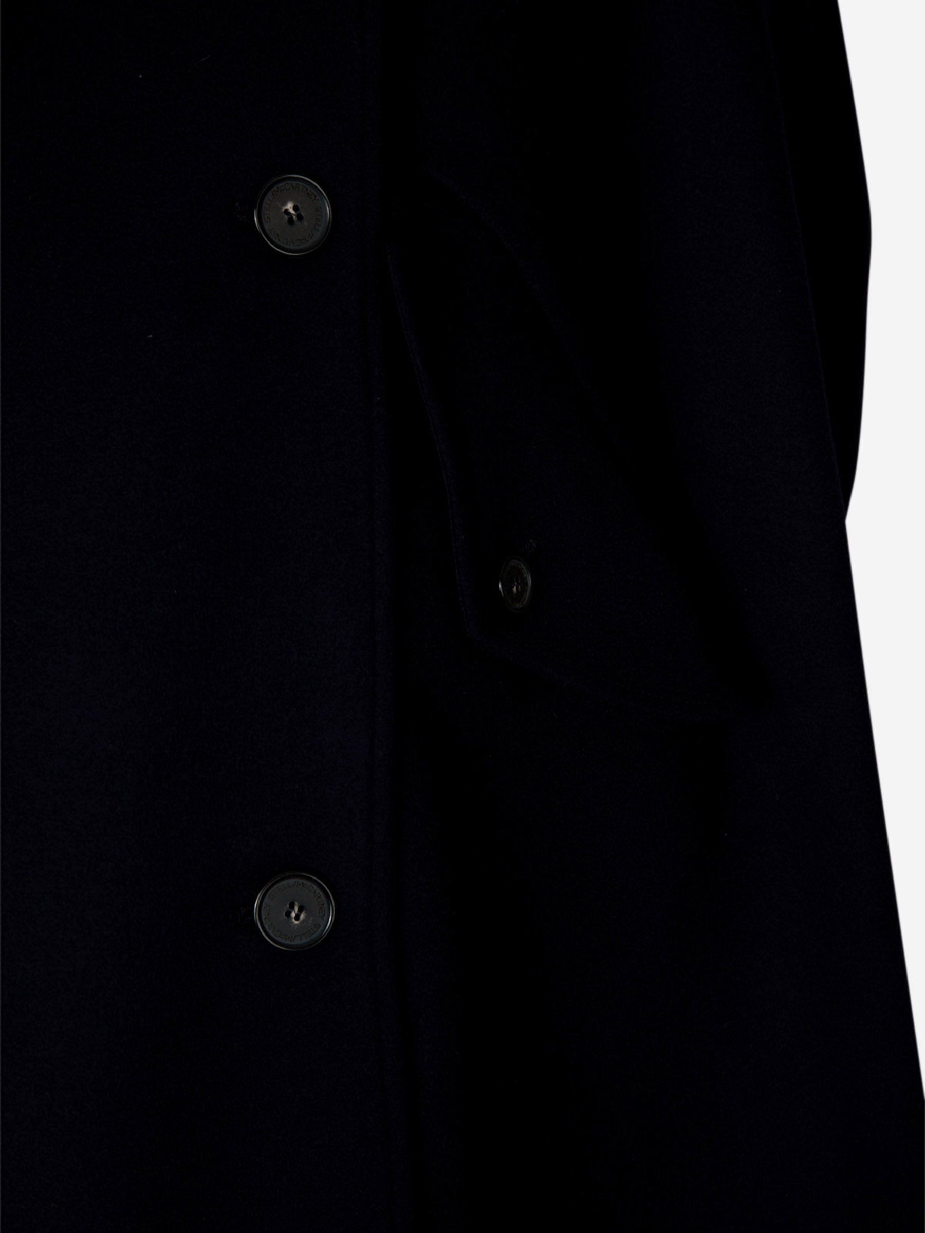 FLARED WOOL TRENCH COAT - 5