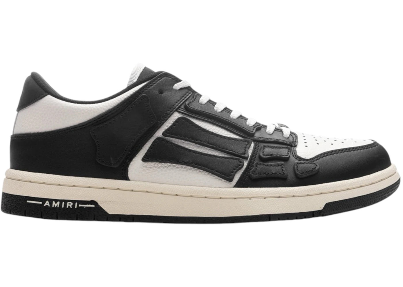 Amiri Skel Low Black White - 1
