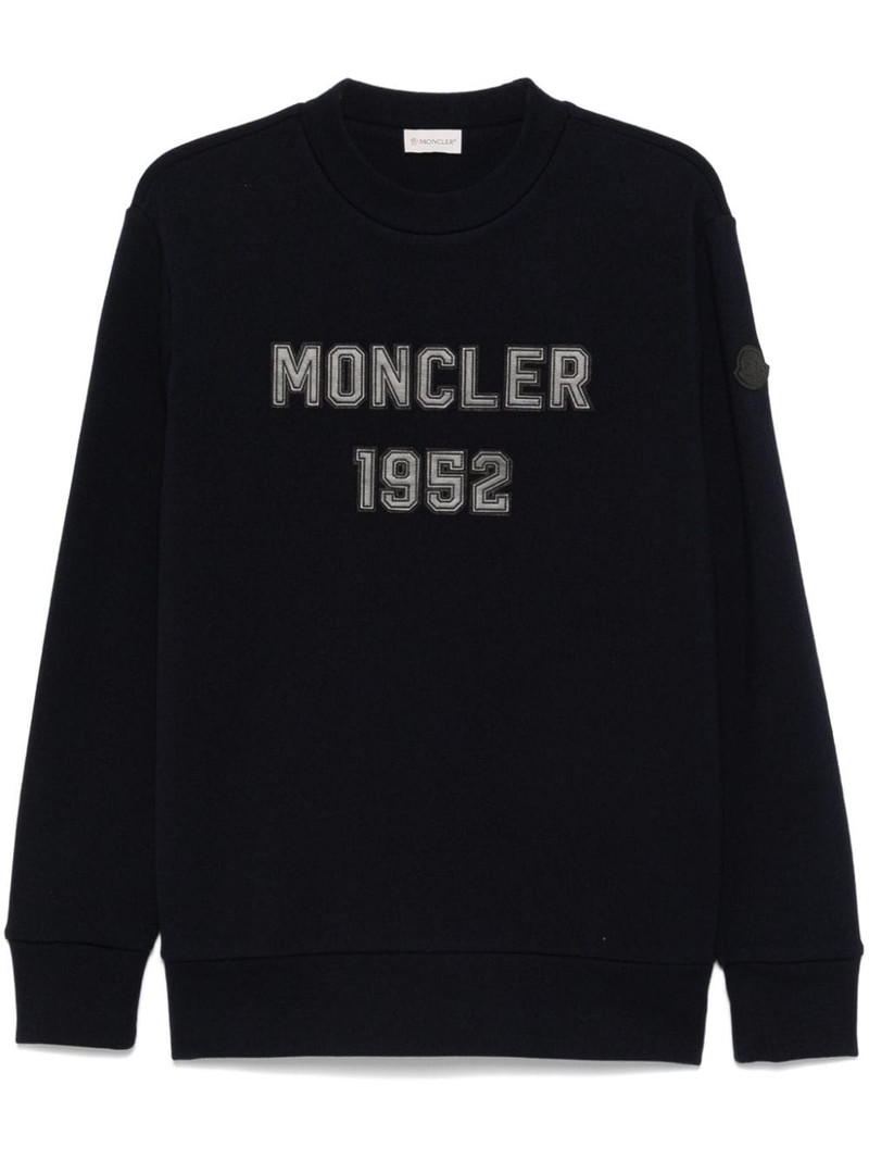 logo-patch sweatshirt 1