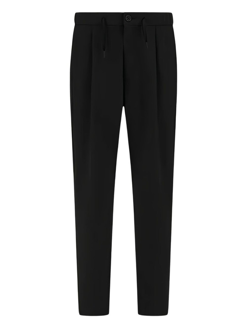pleat-detail tailored trousers 1