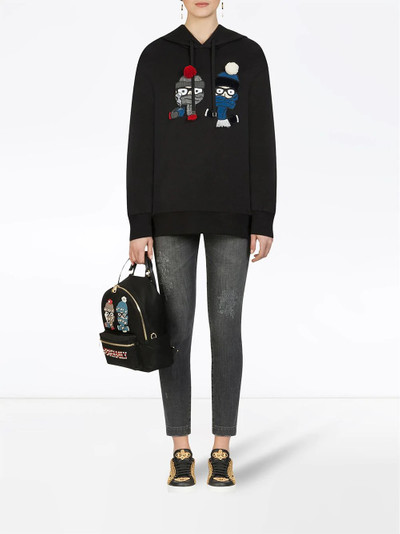 Dolce & Gabbana cartoon print hoodie outlook