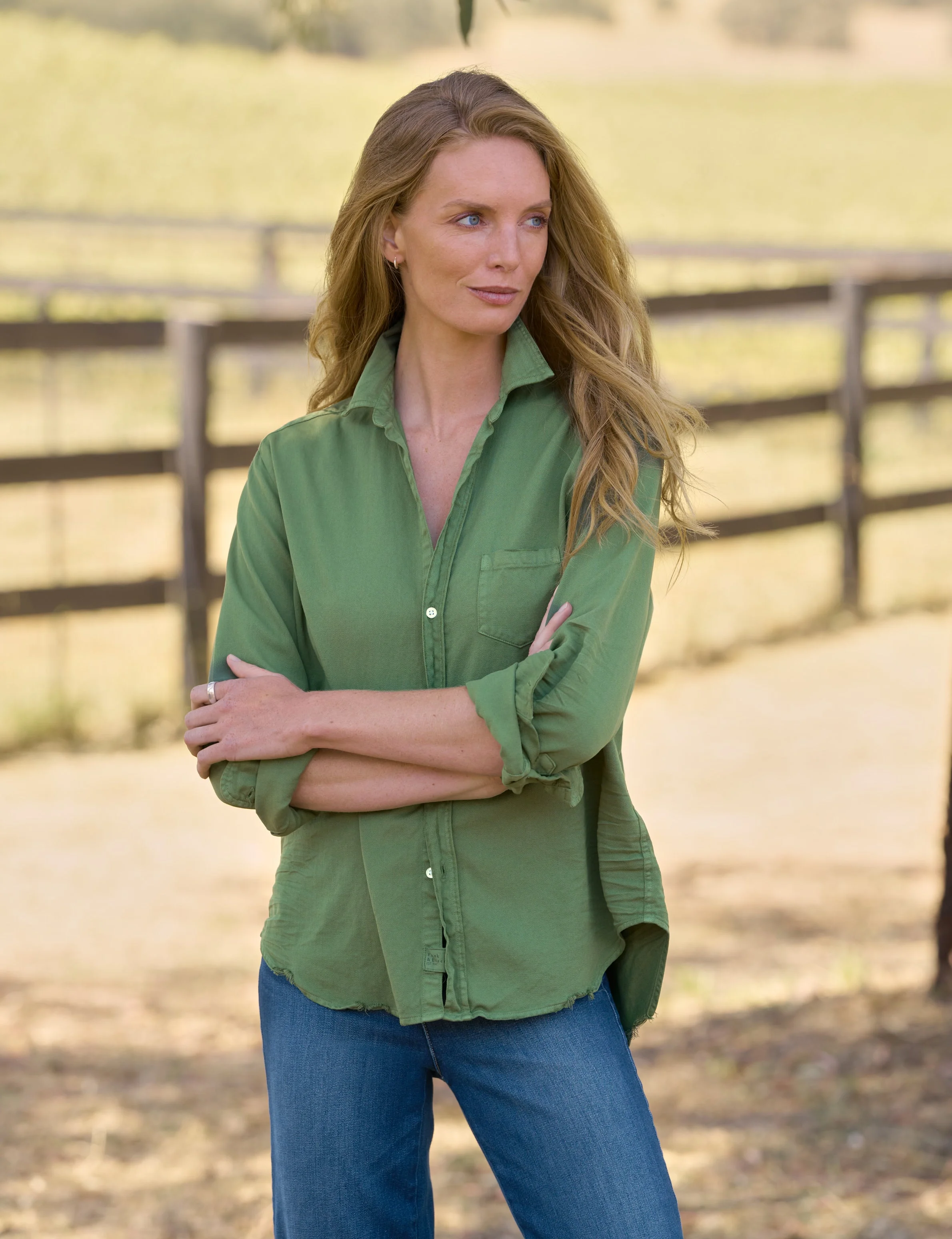 Relaxed Button-Up Shirt - 1