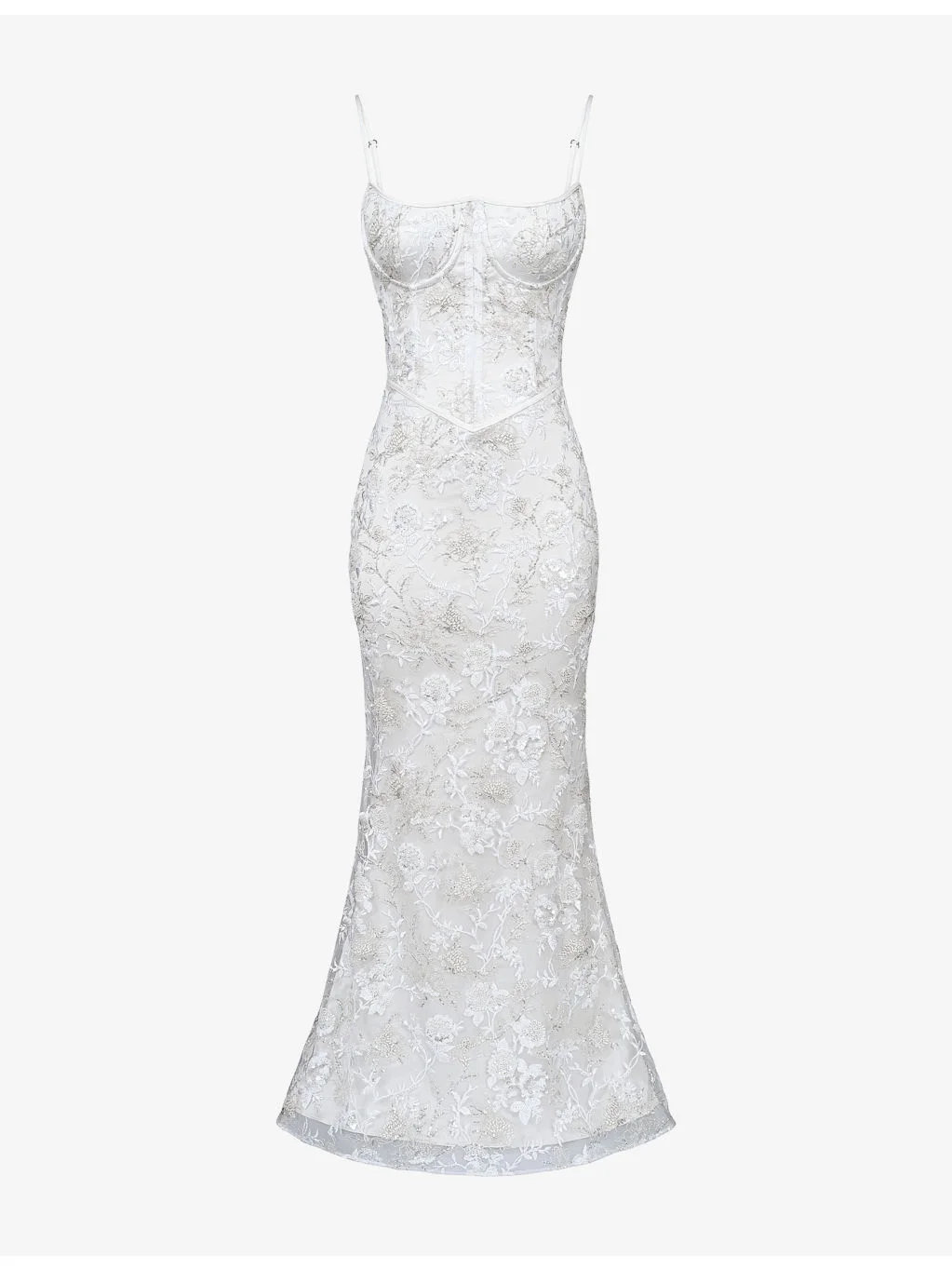 Naeva Bead-Embellished Tulle Bridal Gown - 1