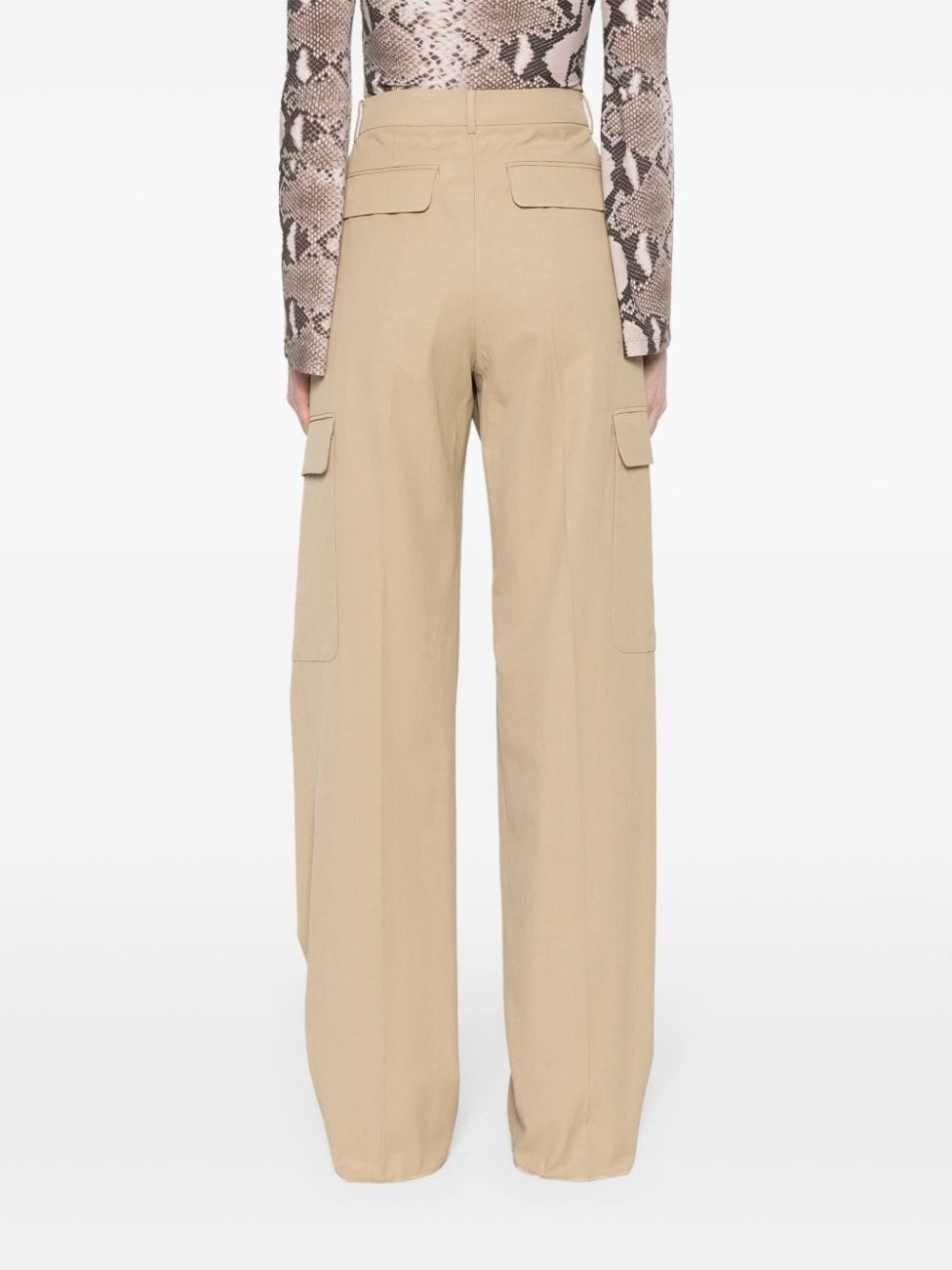 pleat-detail trousers - 4