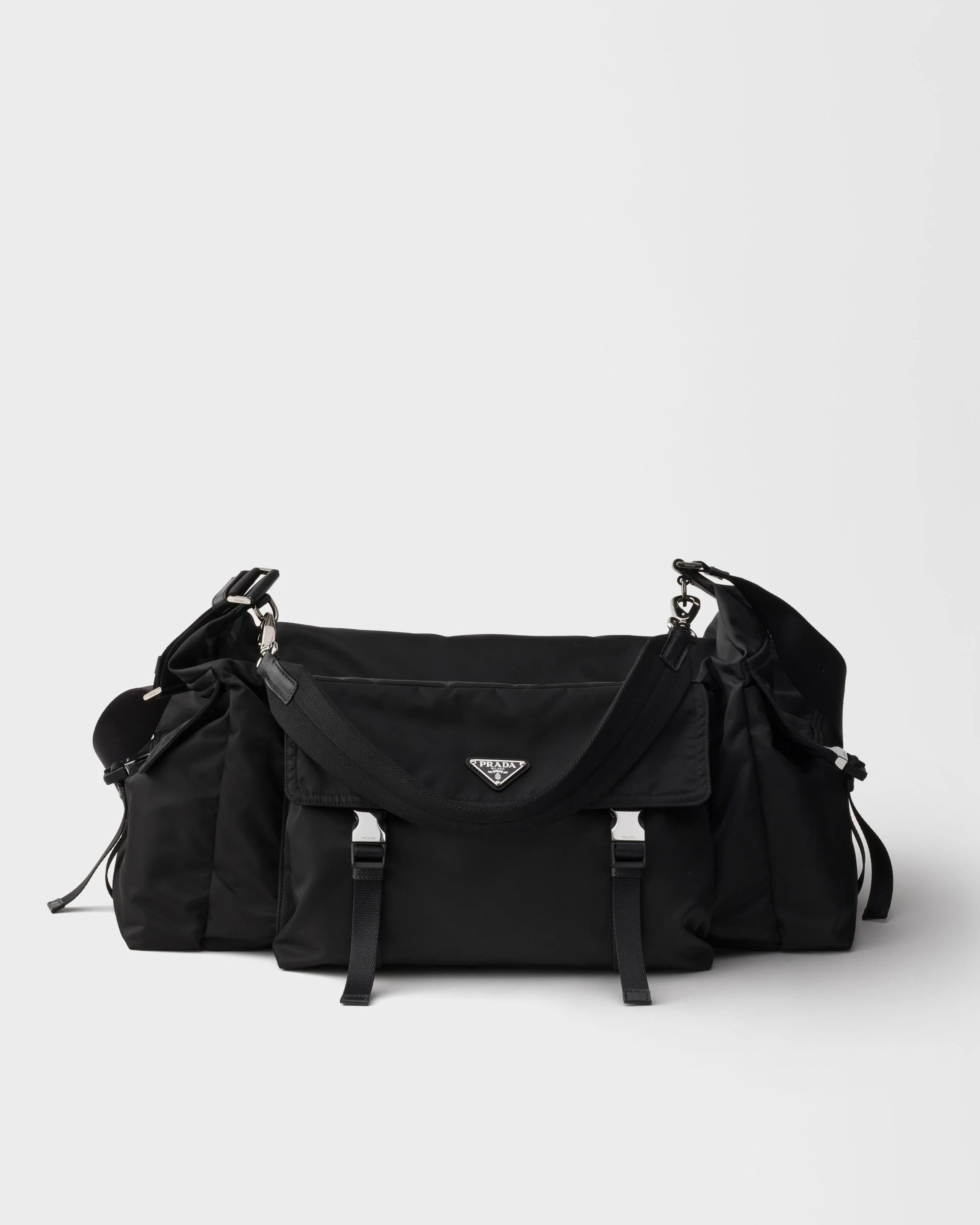Prada Explore Re-Nylon and leather duffel bag - 1