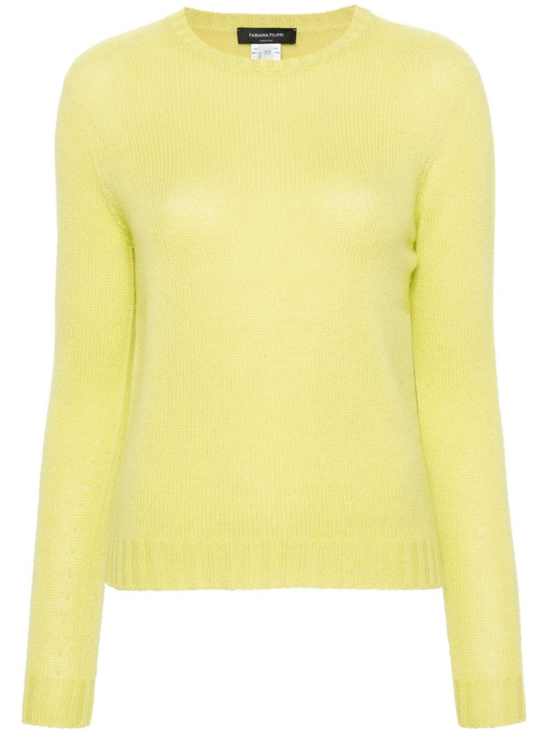 crew-neck cashmere jumper 1