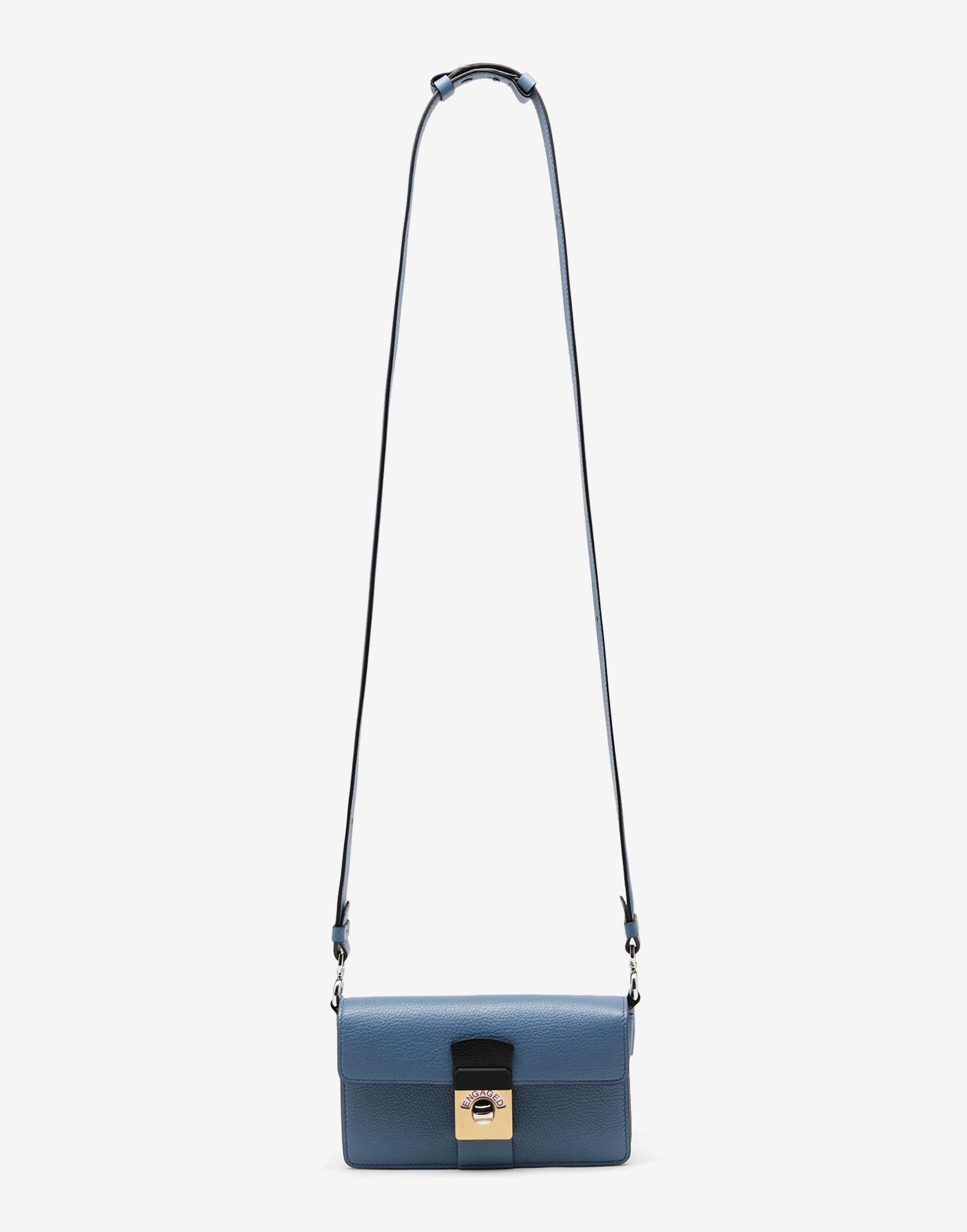 New Lock mini double flap clutch bag - 5