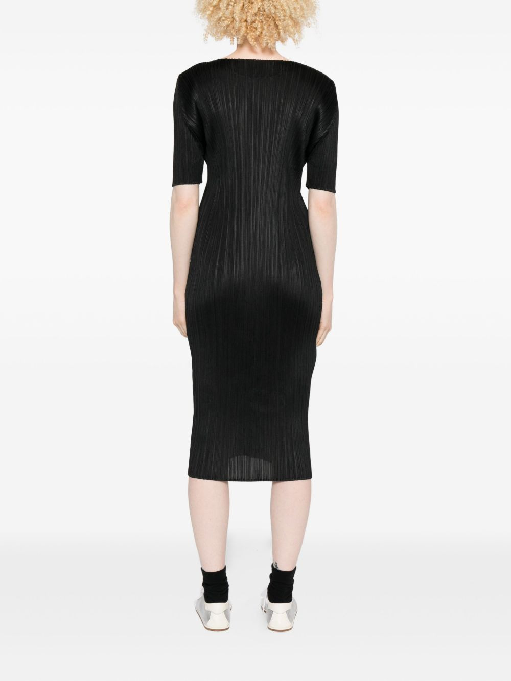 Monthly Colors: August pleated midi dress - 4
