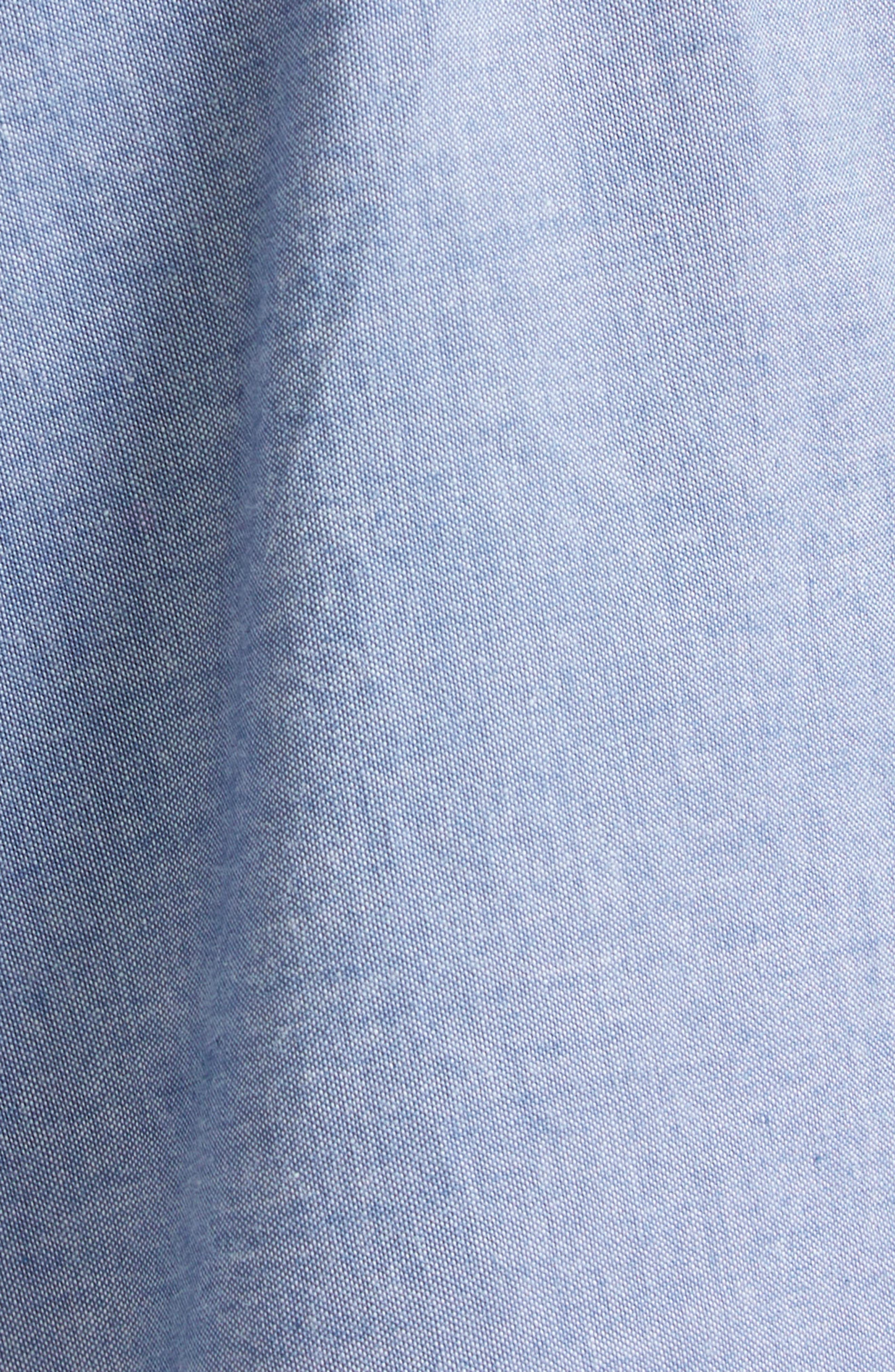 Ulla Johnson Elowen Tie Waist Chambray Shorts at Nordstrom - 7