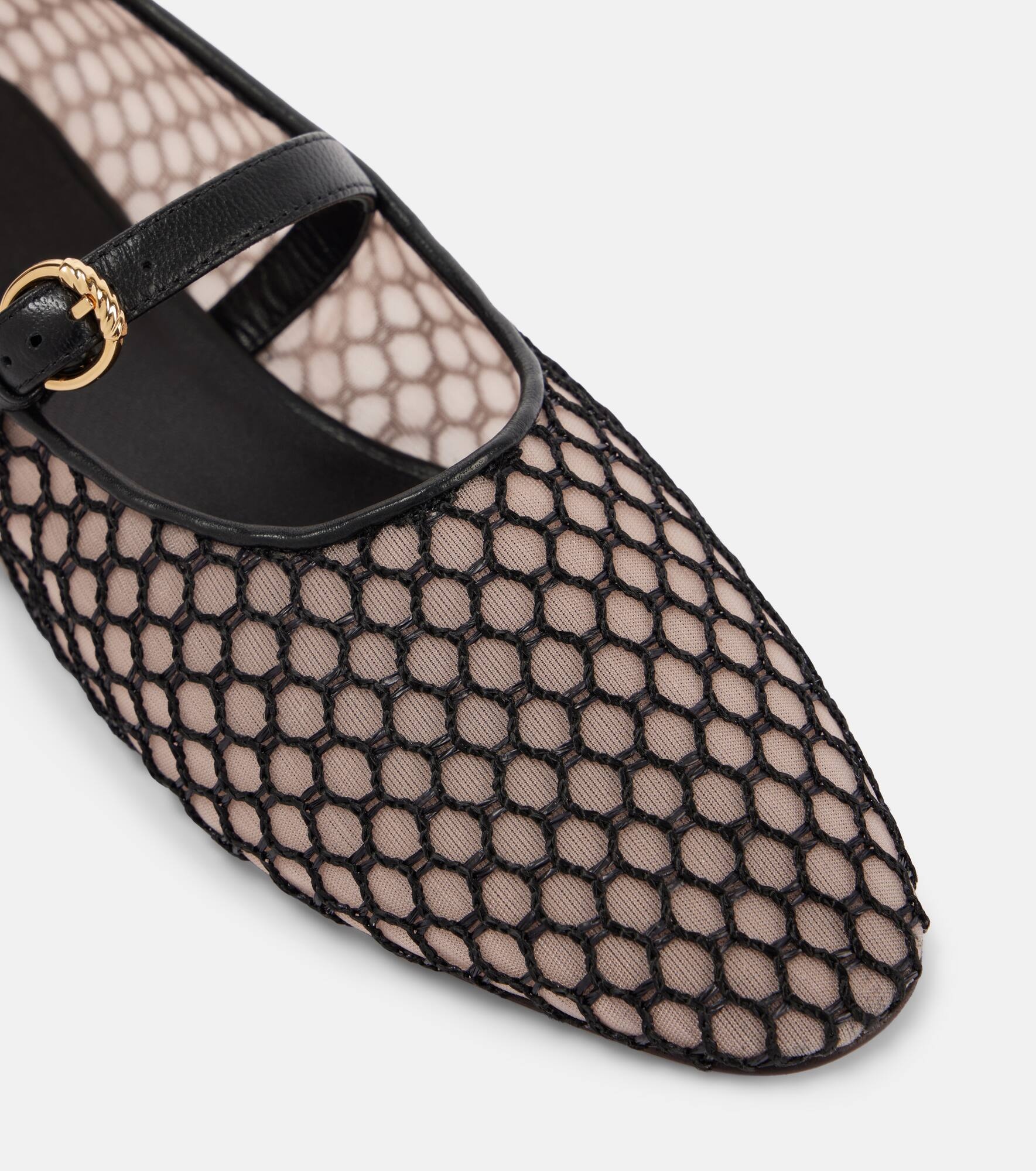 Isobel mesh Mary Jane flats - 5