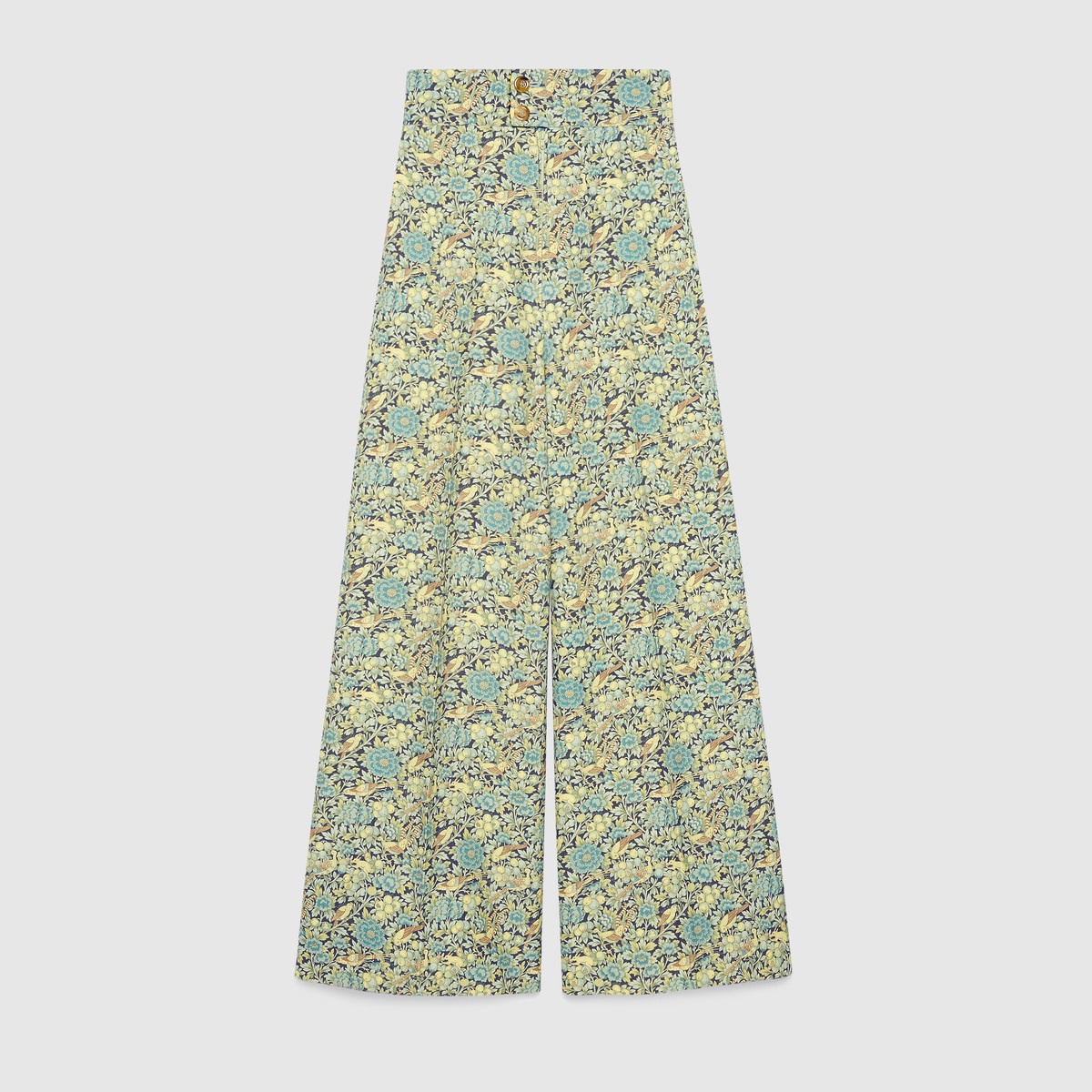 Gucci Liberty floral wool wide pant  - 1