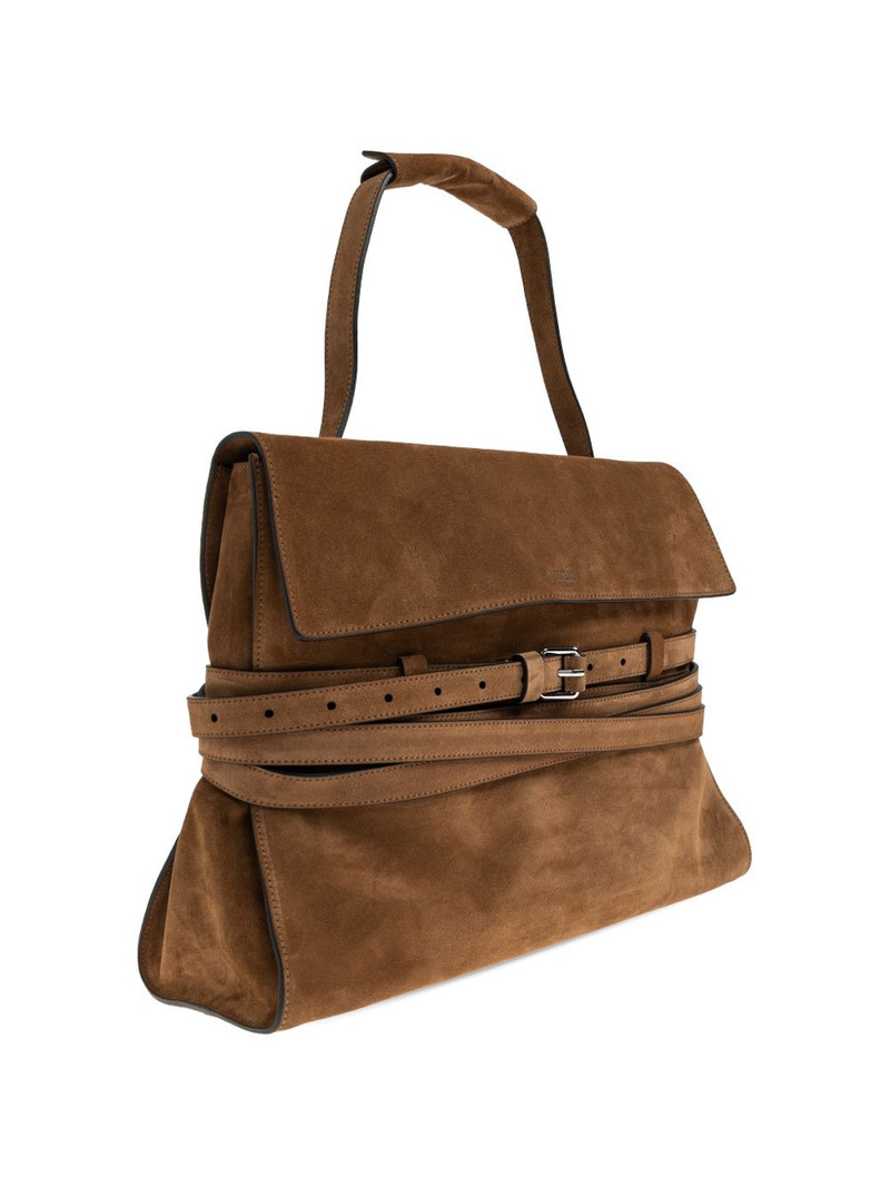 belted handle tote bag 4