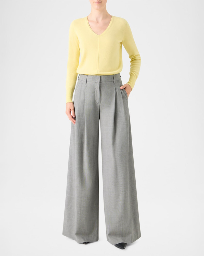 AKRIS V-Neck Cashmere Sweater outlook