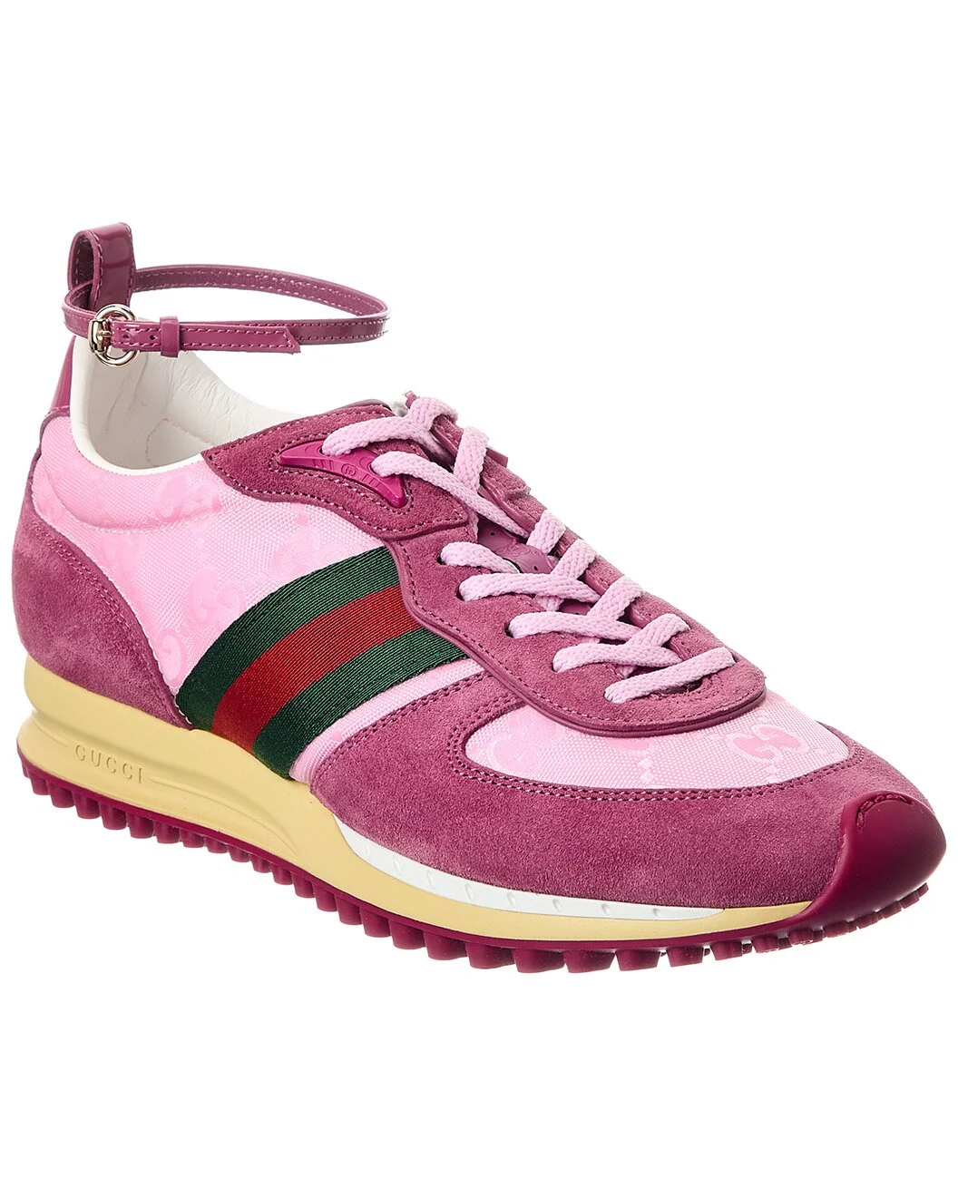 Gucci Re-Motion GG Nylon & Suede Sneaker - 1