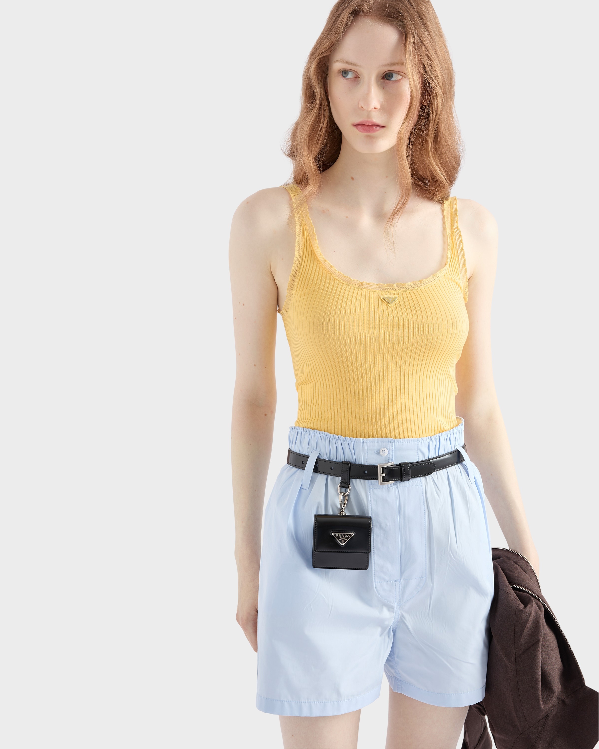 Ribbed cotton top - 4