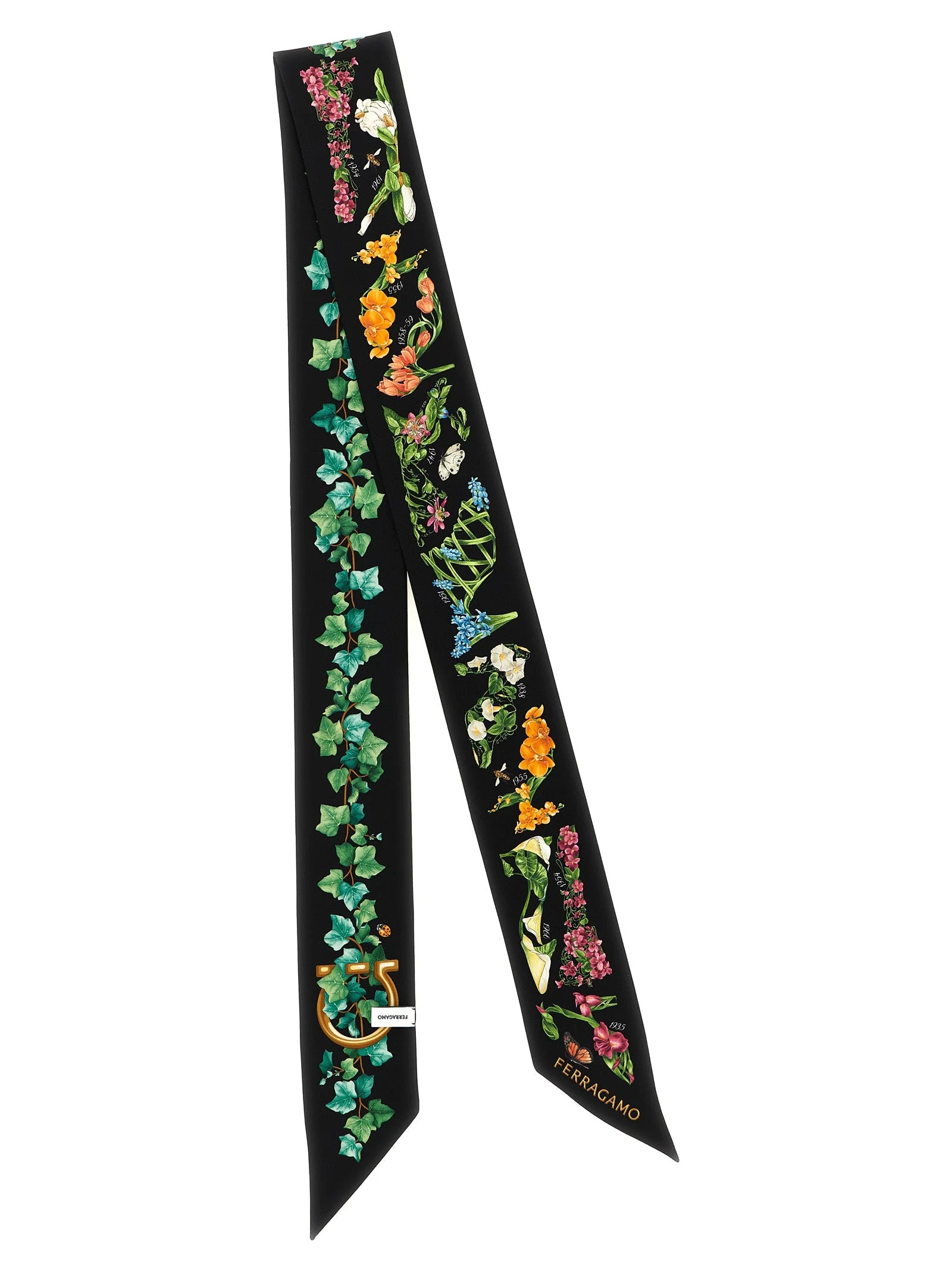 Ferragamo Women Bandeau 'Eden Shoes' Print - 1