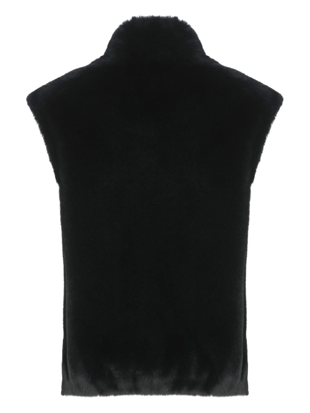 turtleneck sleeveless waistcoat - 2