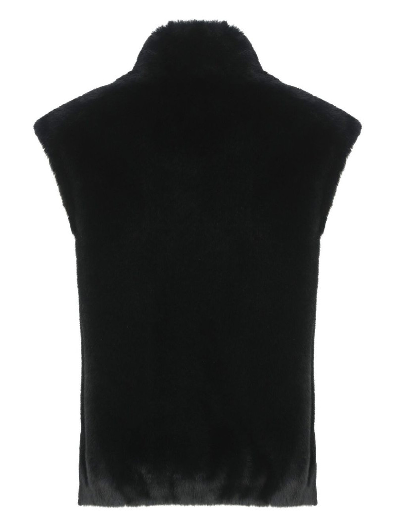 Herno turtleneck sleeveless waistcoat outlook