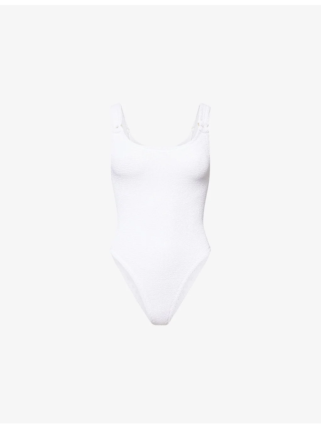 Domino Pearly-Hoops Seersucker Swimsuit - 1