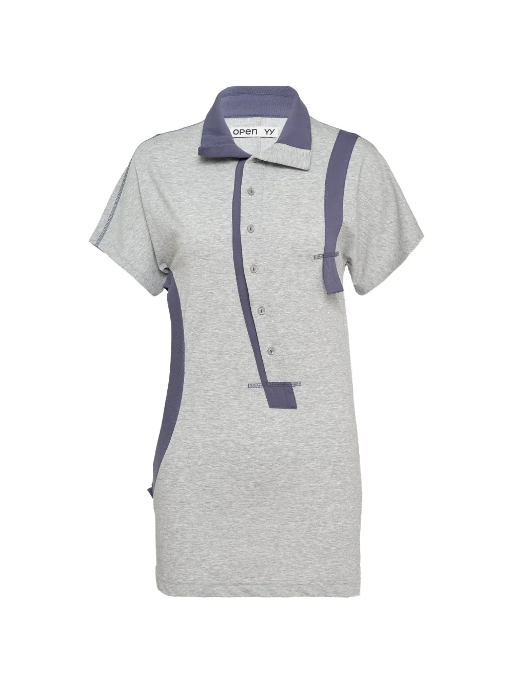 button-panel polo top - 1