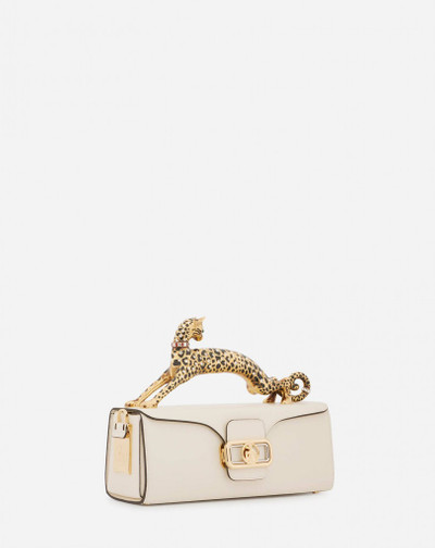 Lanvin PENCIL CAT BAG IN SHINY CALFSKIN LEATHER AND RHINESTONES outlook