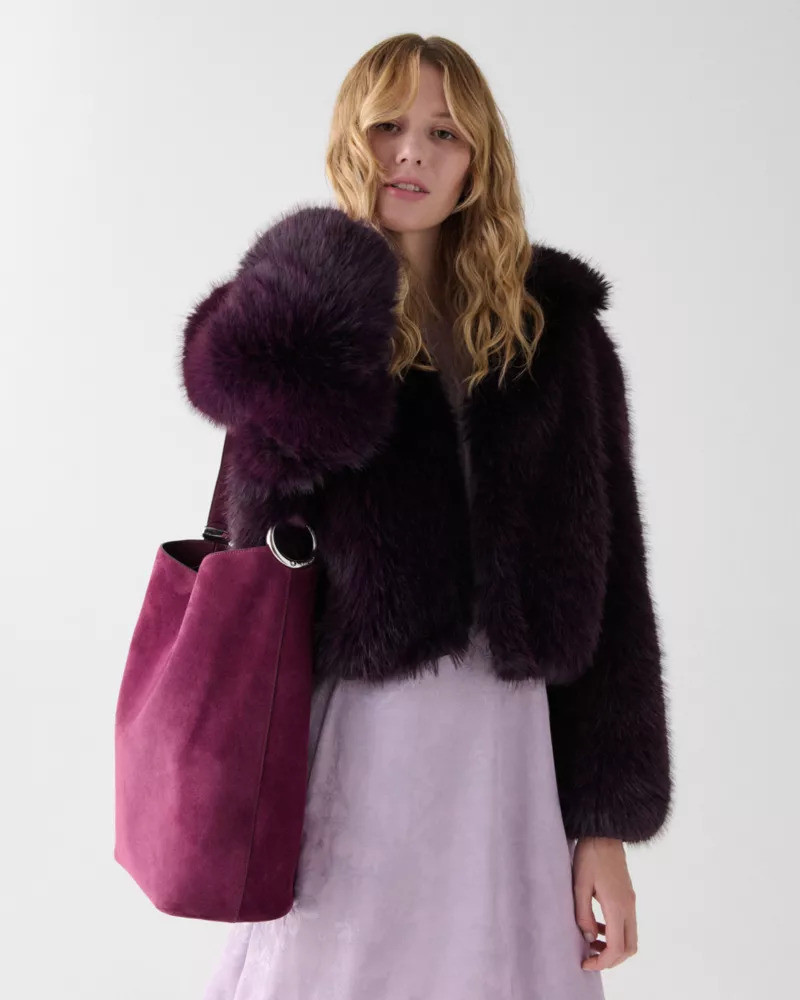 kate spade Halo Suede Large Bucket outlook