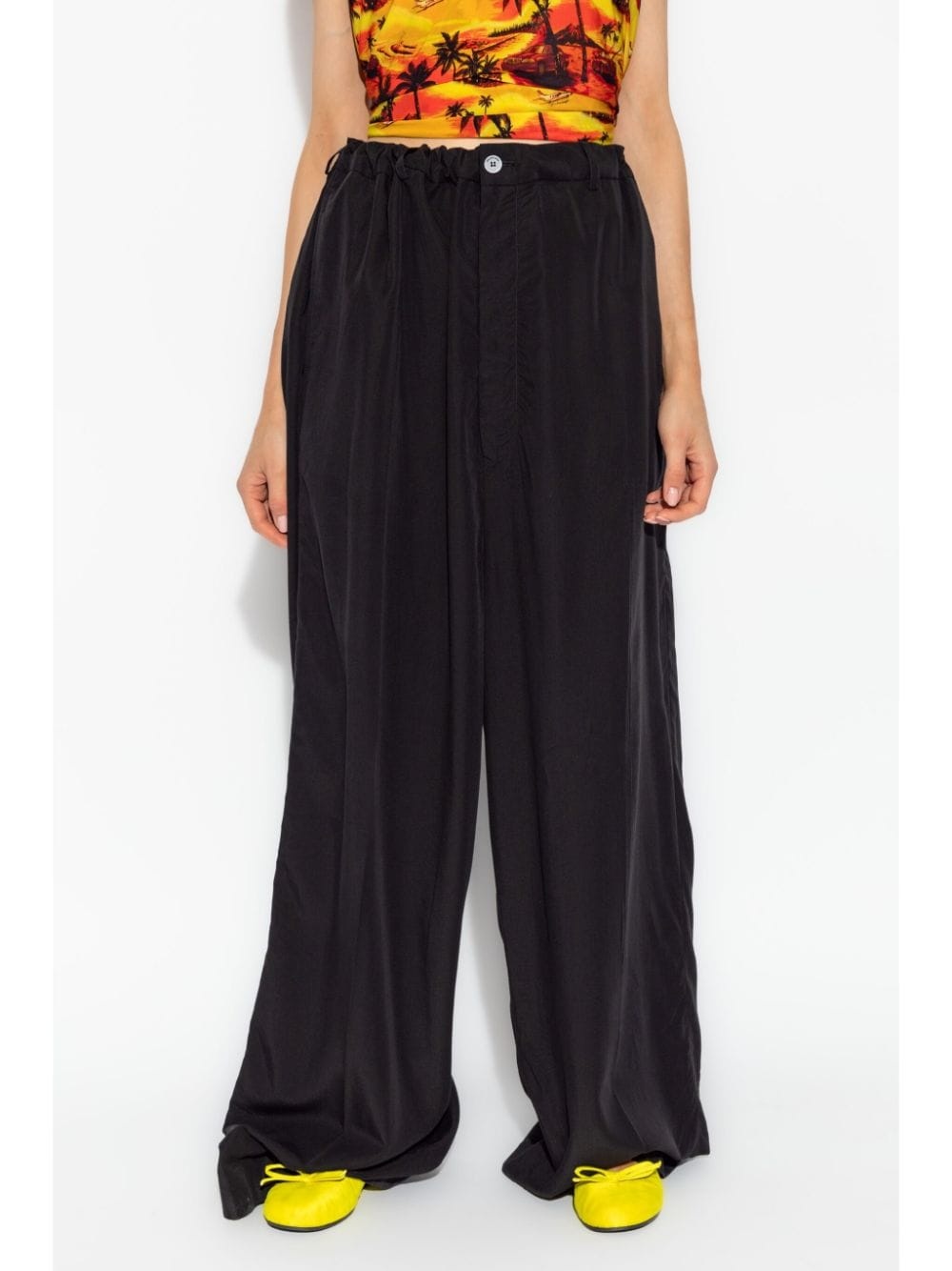 high-waisted oversized trousers - 3