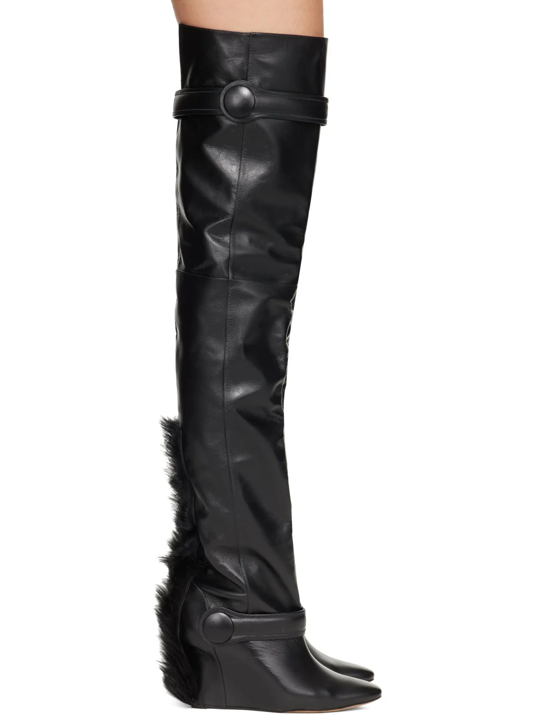 Black Mohawk Tall Boots - 1