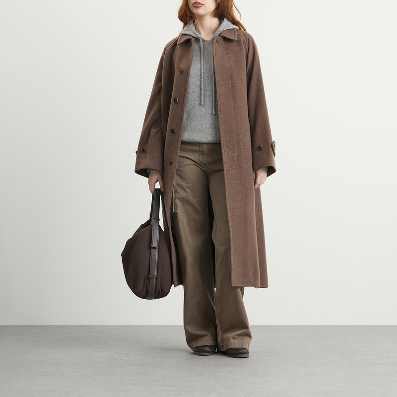 AURALEE Auralee Mosser Soutien Collar Coat outlook
