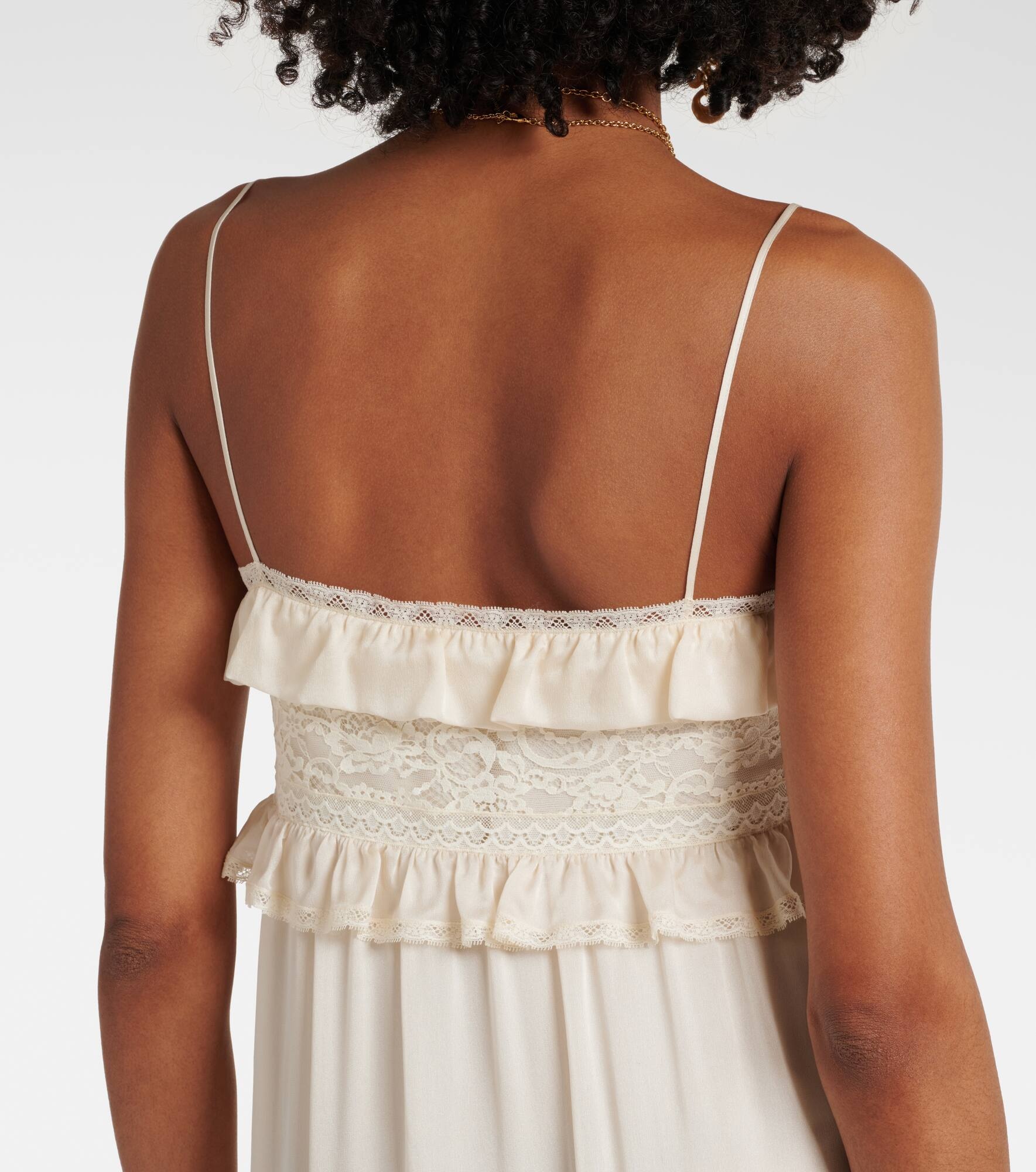 Silk midi dress - 6
