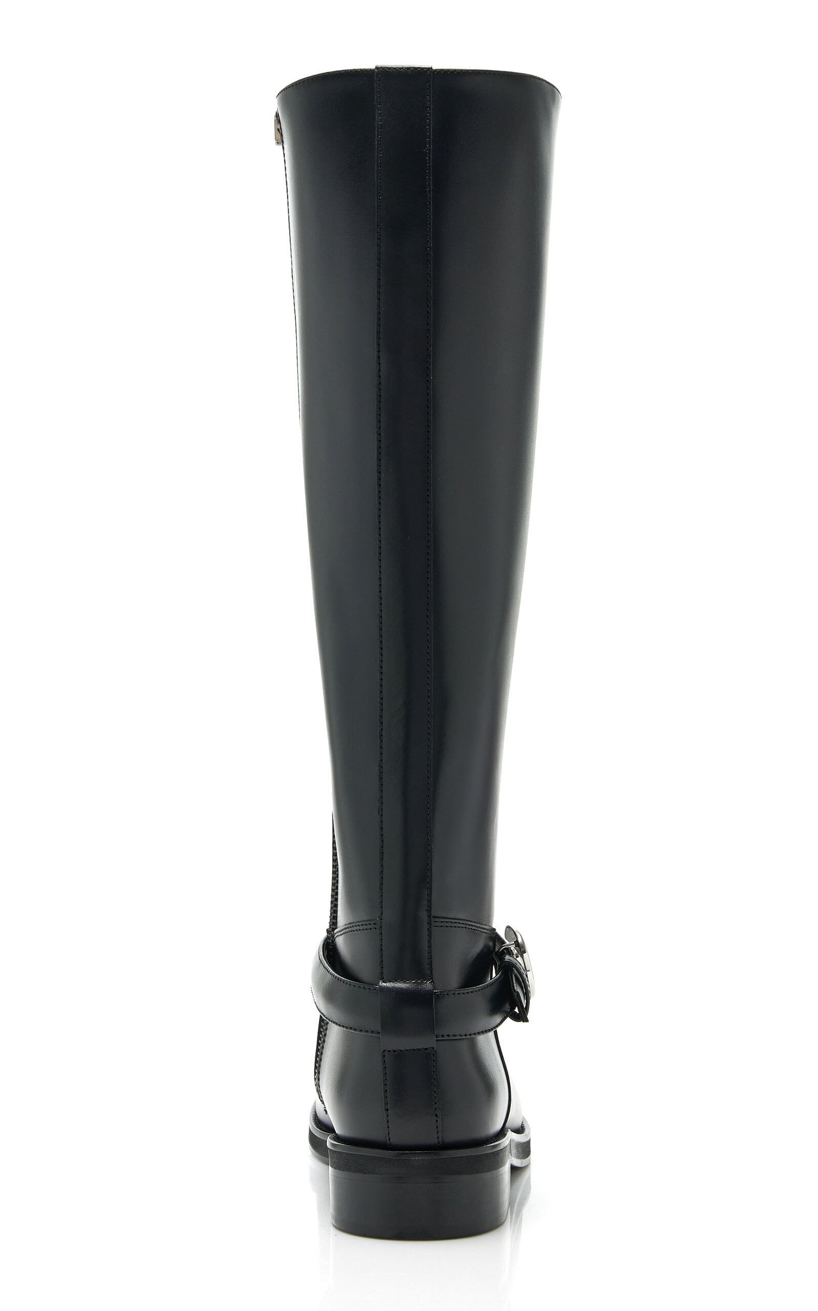 Belt Cavalier Leather Knee Boots black - 5