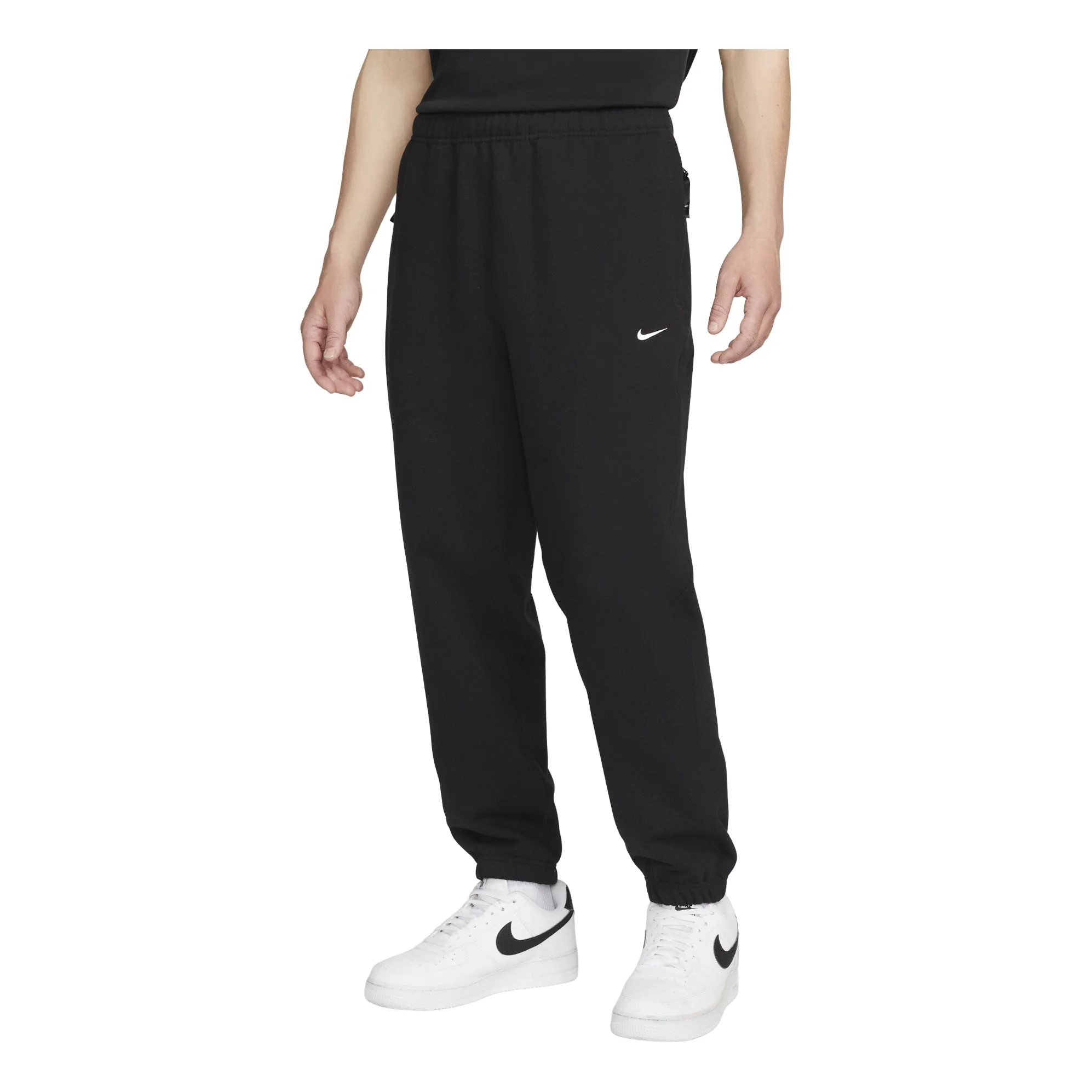 Nike Solo Swoosh French Terry Trousers 'Black' DX0816-010 - 1